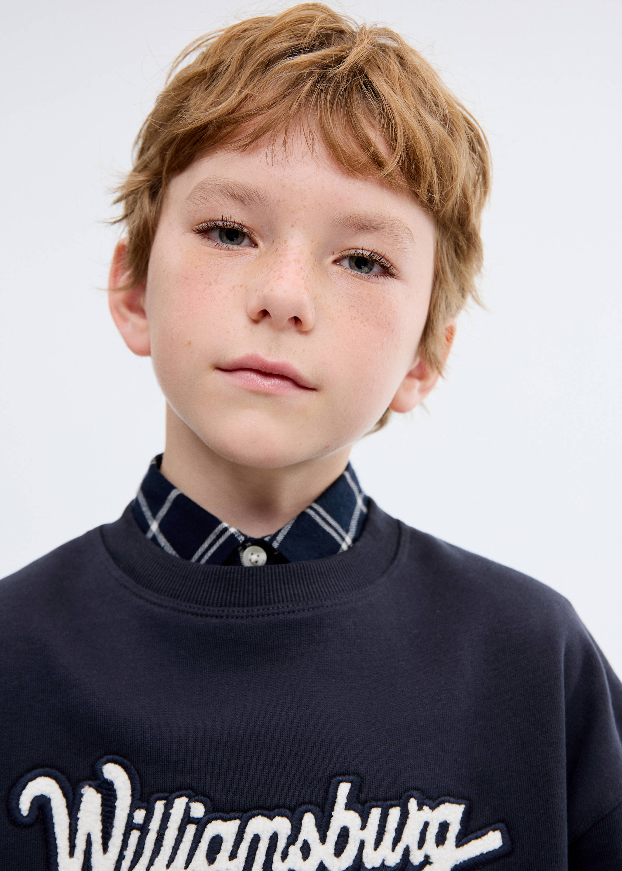 Printed embroidered sweatshirt - Details of the article 1