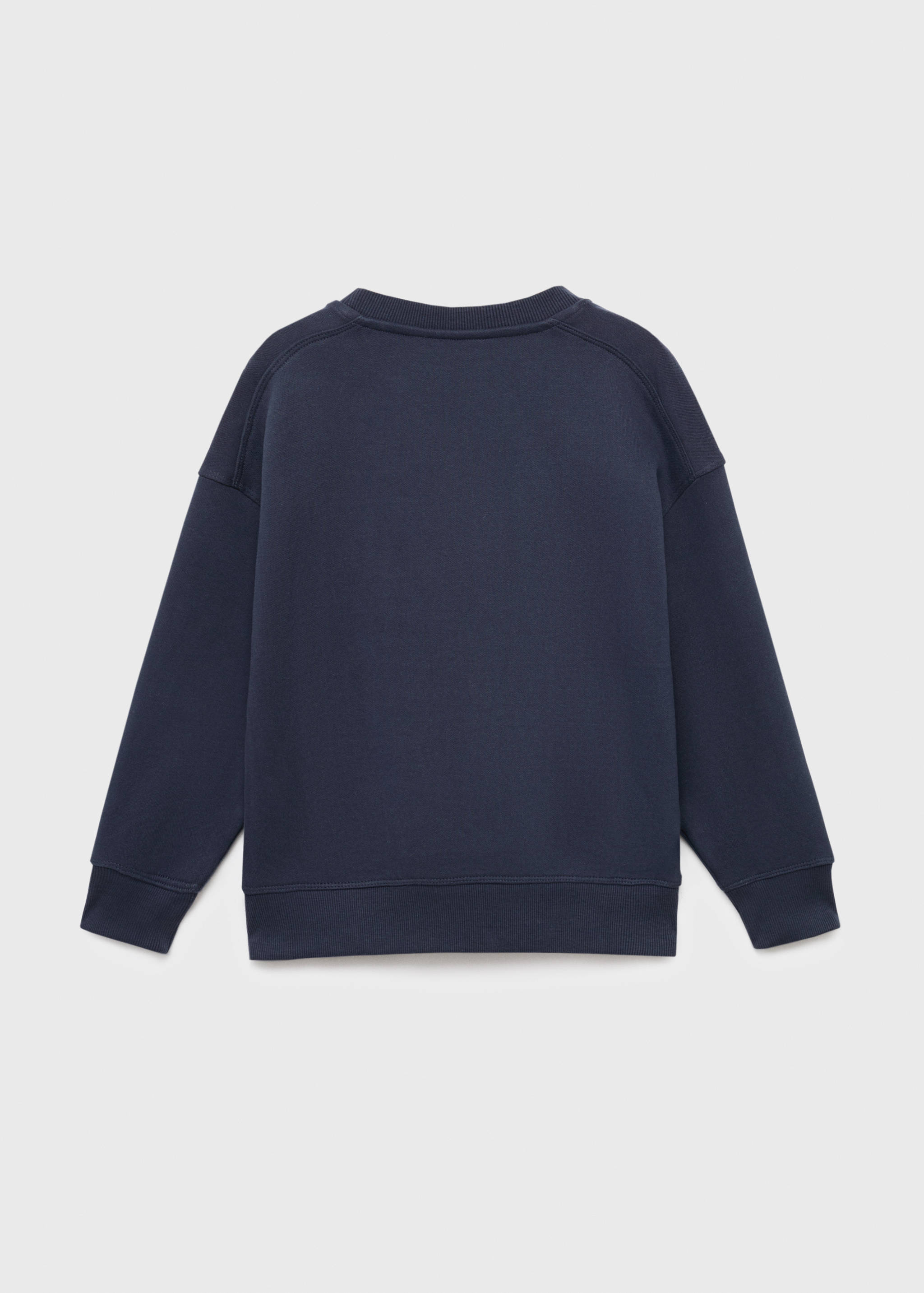 Printed embroidered sweatshirt - Reverse of the article