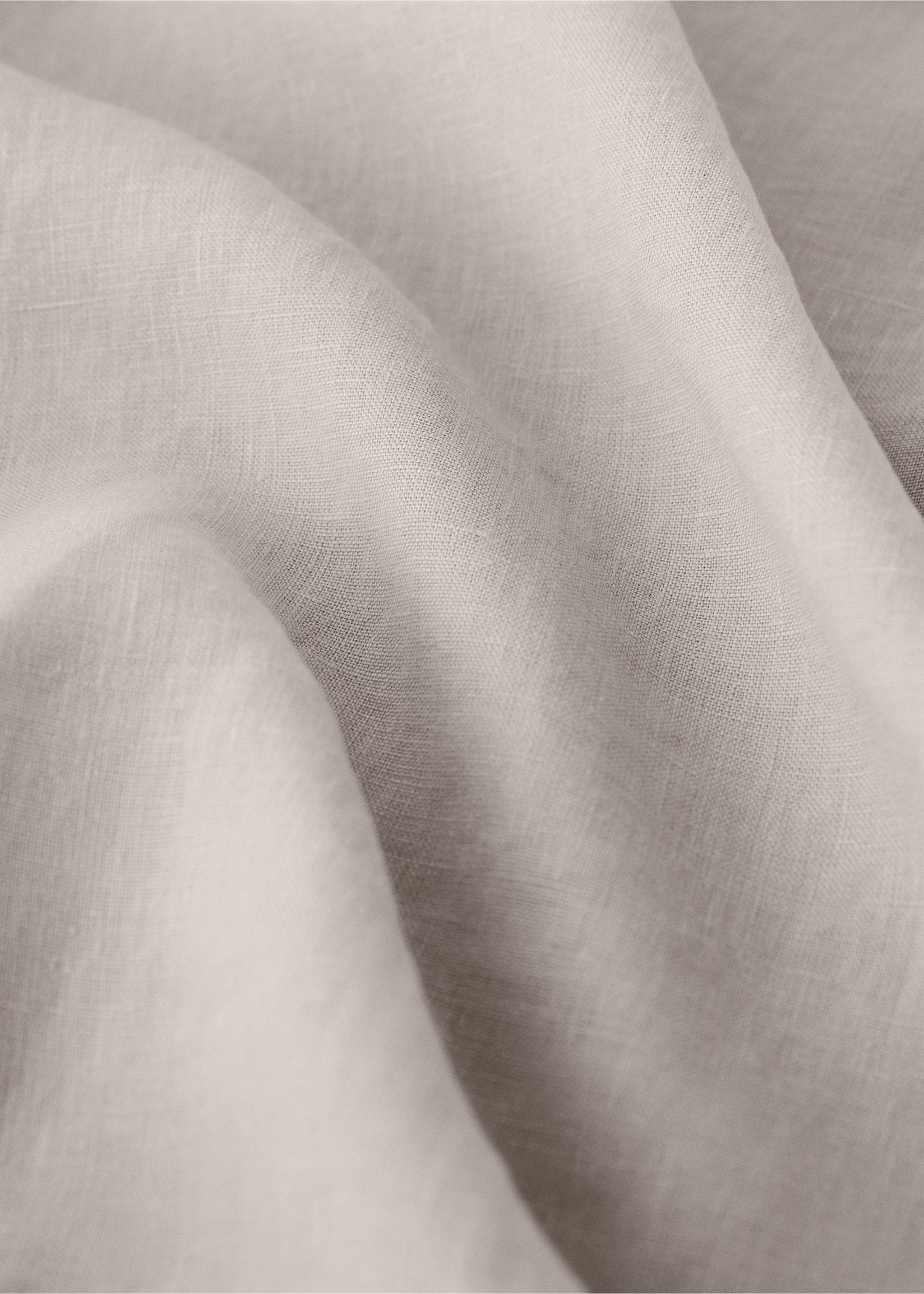 Washed linen children's duvet cover for 90 cm bed - Details of the article 2, Medium Brown. Ref: 17055165-00.