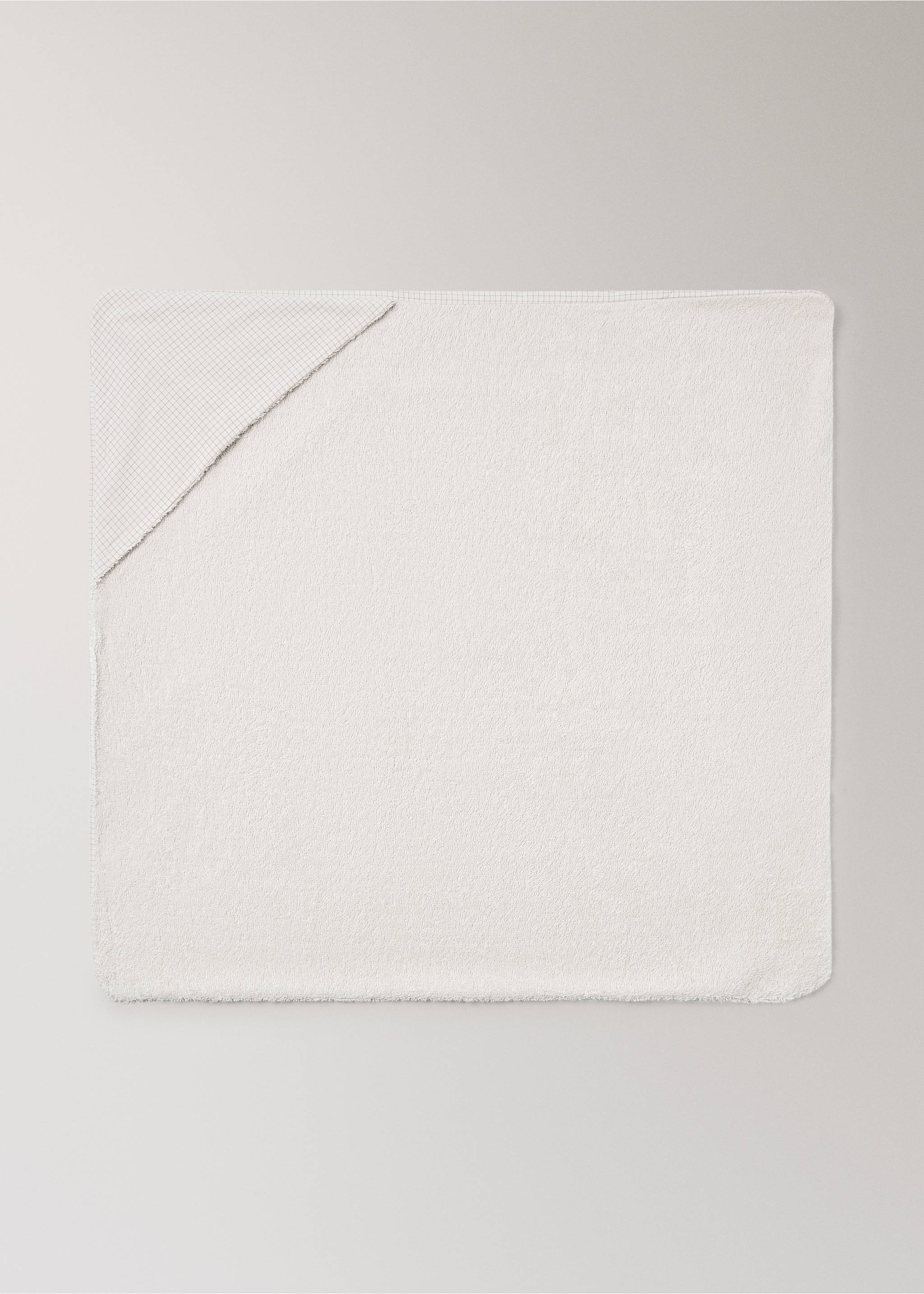 Badrock för barn i bomull med rutmönster - Artikel utan modell, Mellanbrun. Ref: 17055168-00.