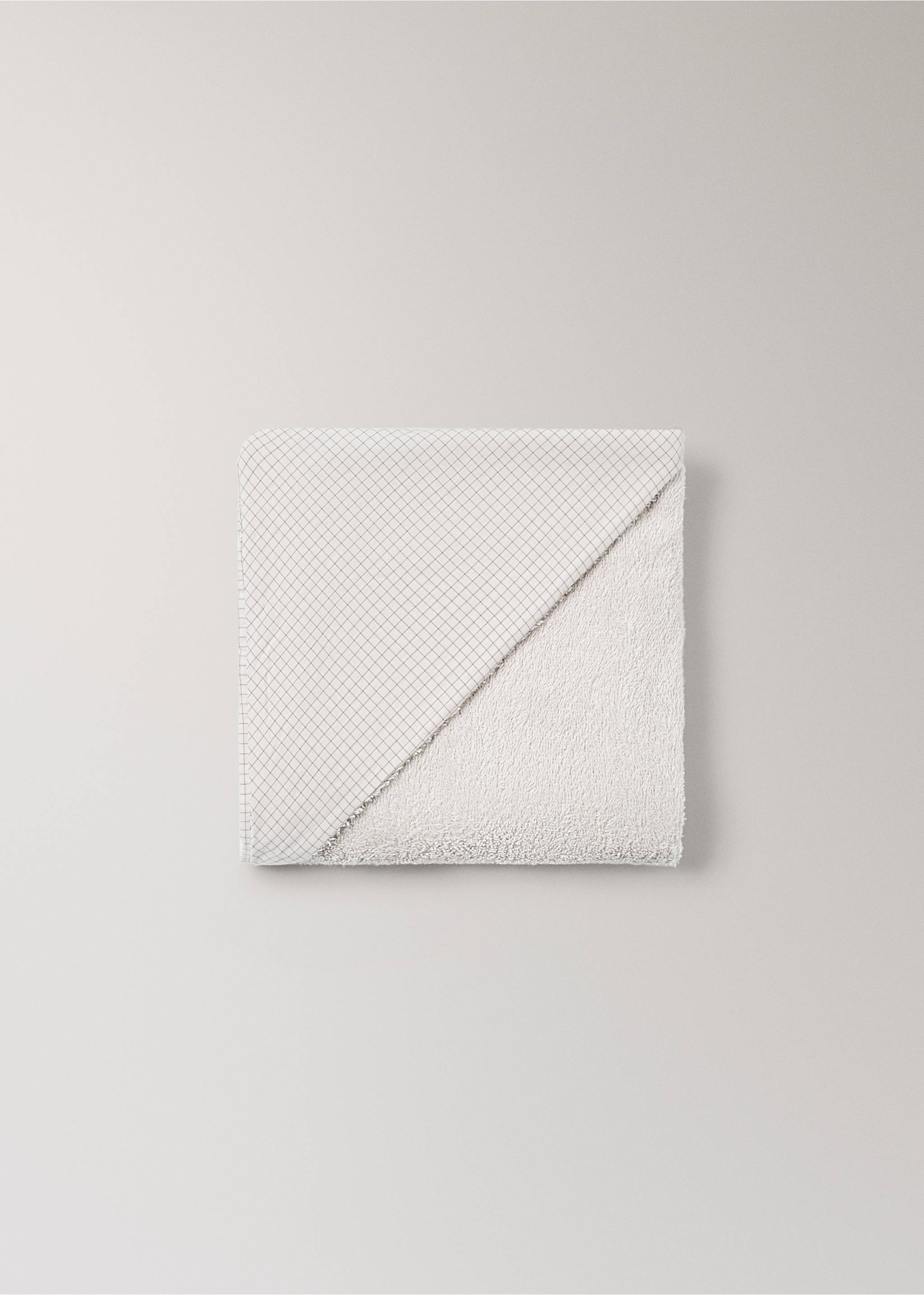 Badrock för barn i bomull med rutmönster - Detaljer om artikeln 3, Mellanbrun. Ref: 17055168-00.