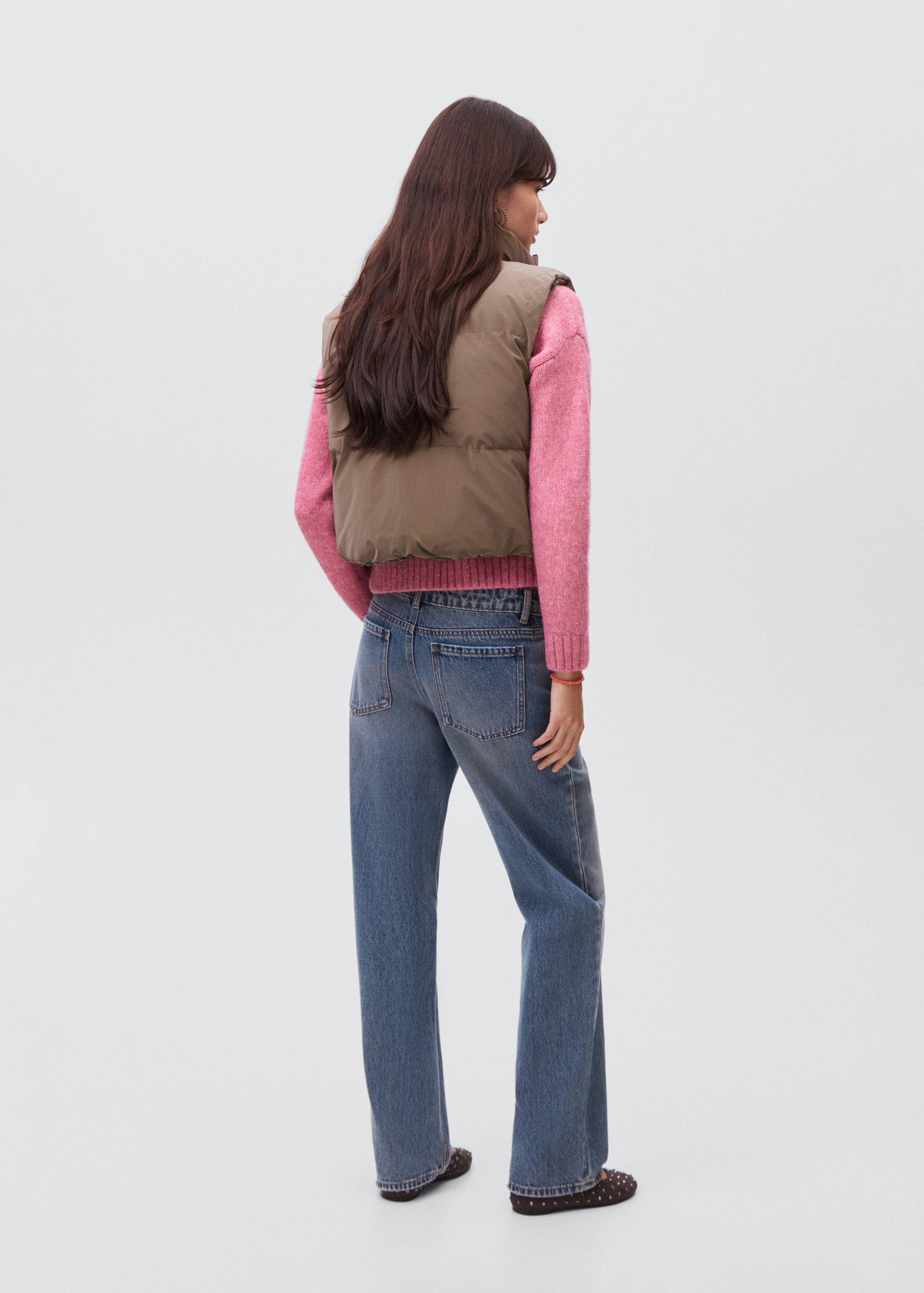 Gilet matelassé crop - Verso de l’article