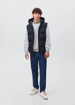 Quilted gilet — Navy 2