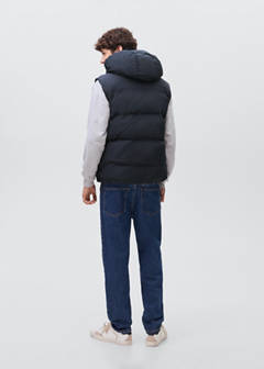 Quilted gilet — Navy 7