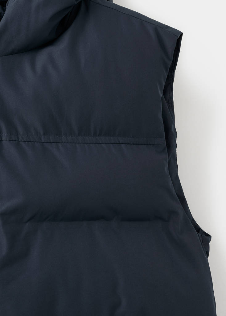 Quilted gilet — Navy