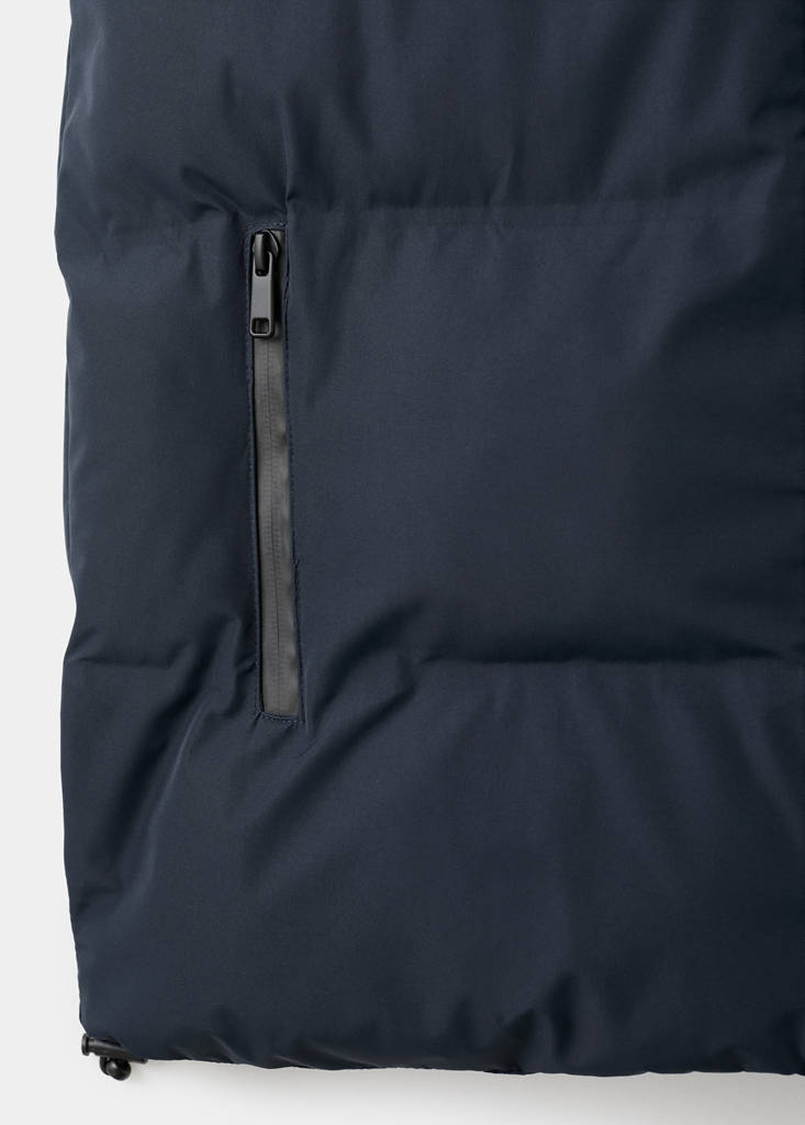 Quilted gilet — Navy