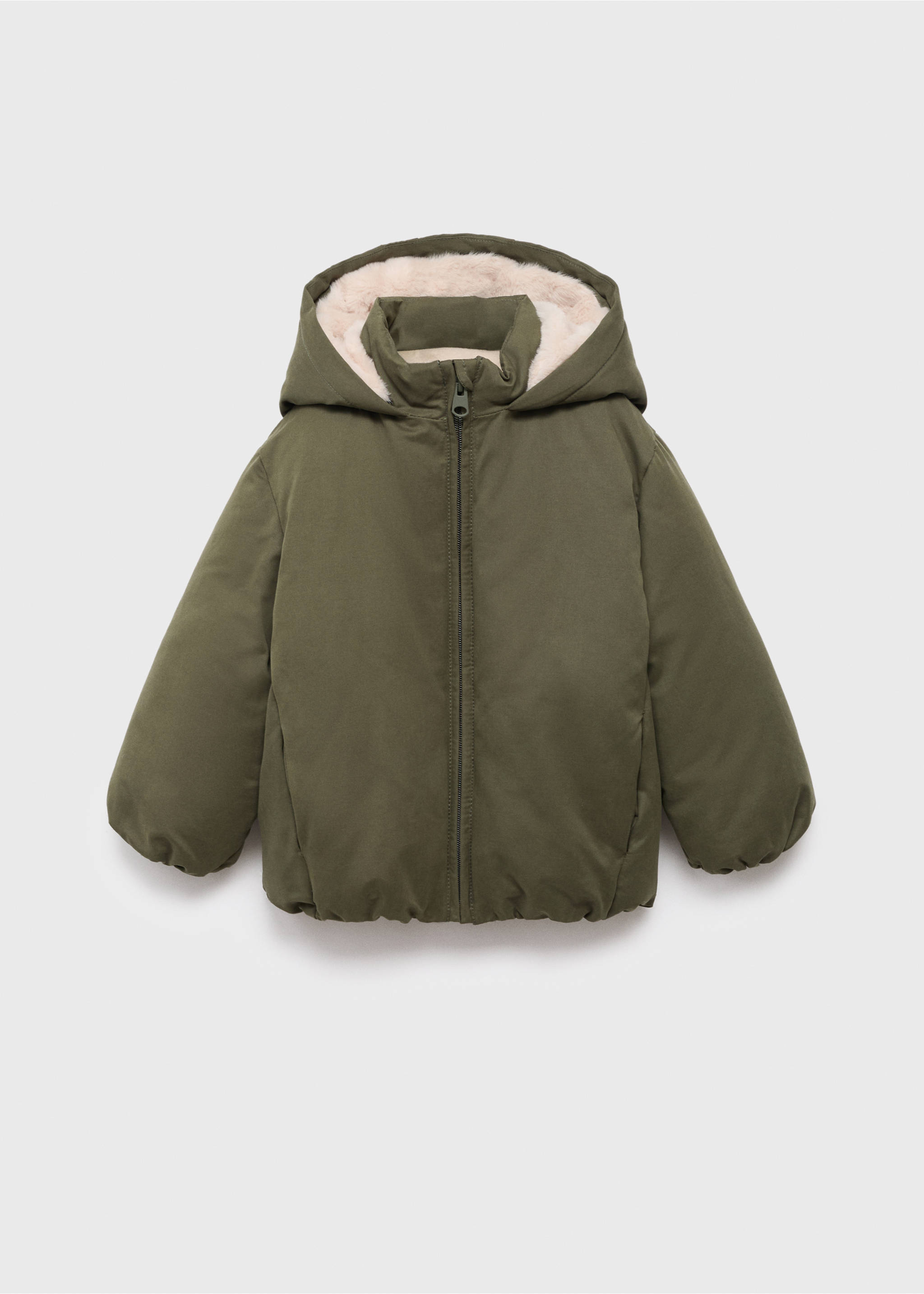 Anorak acolchado capucha - Artículo sin modelo, Khaki. Ref: 17055786-00.