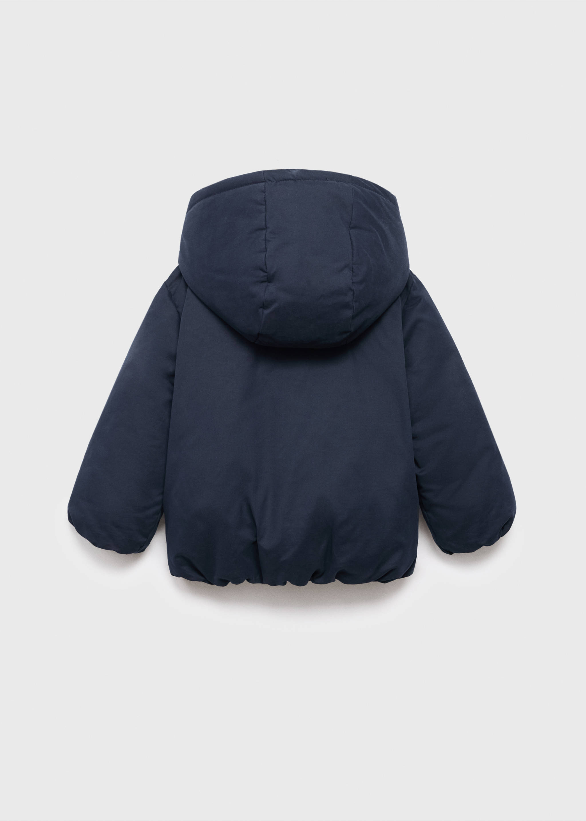 Anorak acolchado capucha - Reverso del artículo, Azul marino. Ref: 17055786-00.