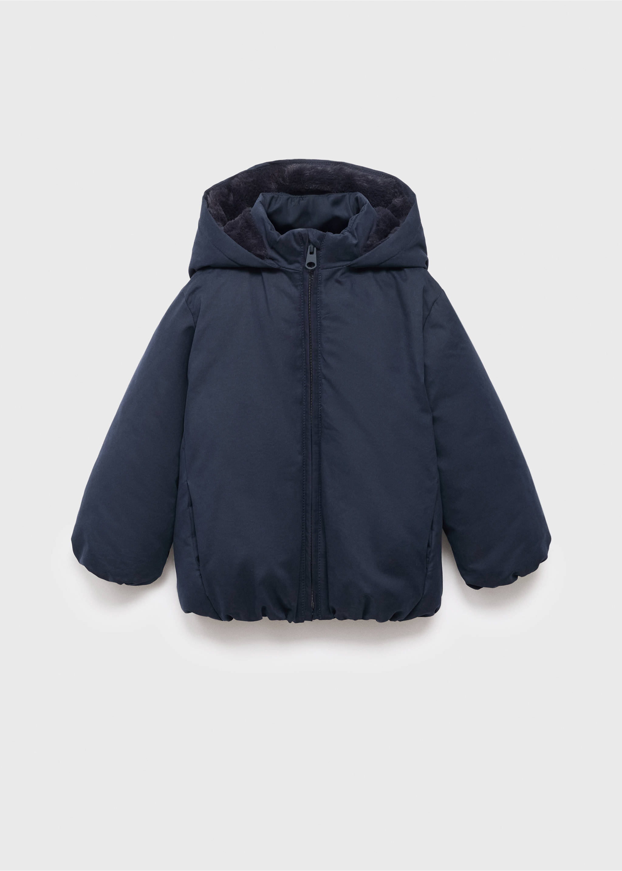 Anorak acolchado capucha - Artículo sin modelo, Azul marino. Ref: 17055786-00.