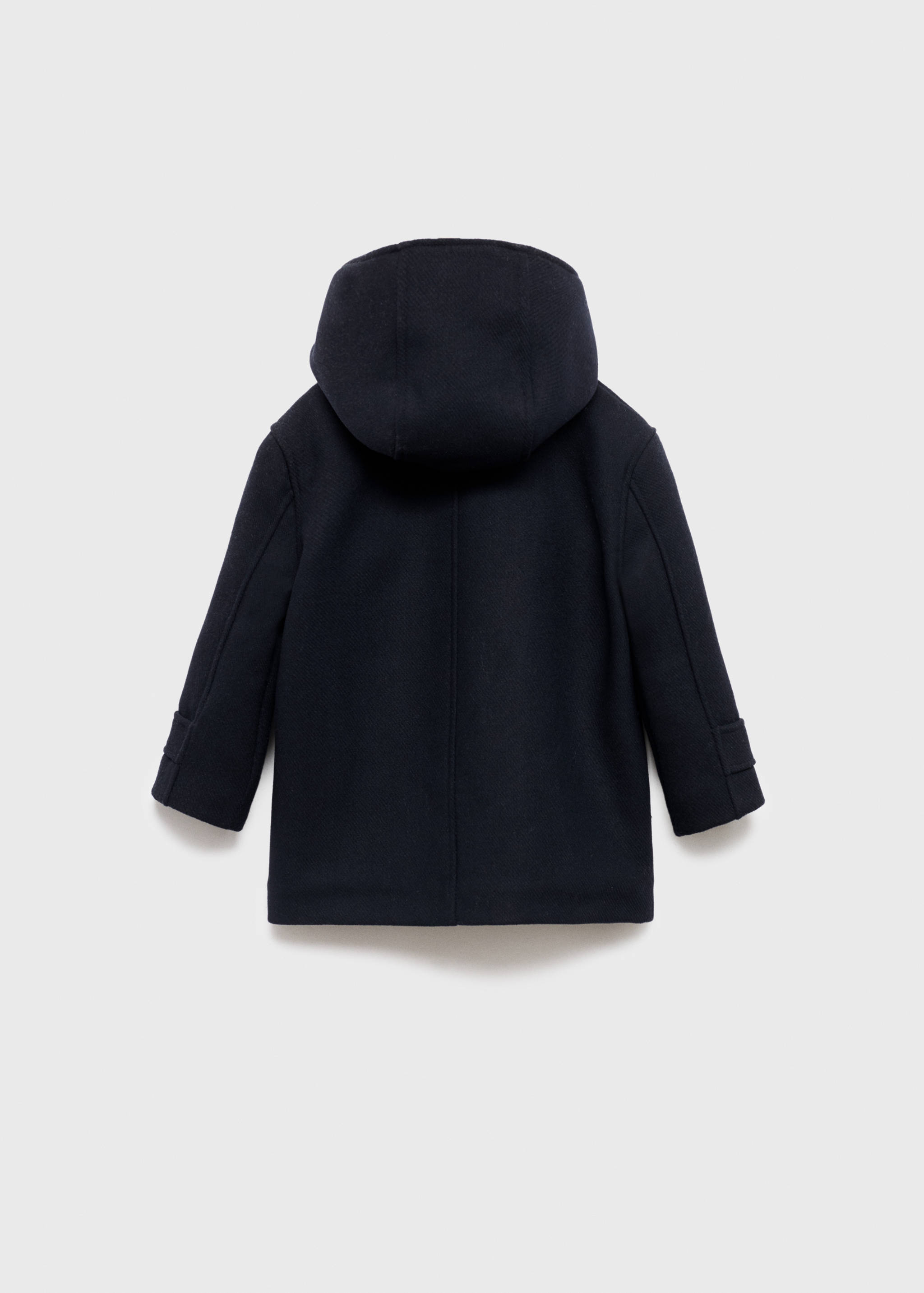 Abrigo lana capucha - Reverso del artículo