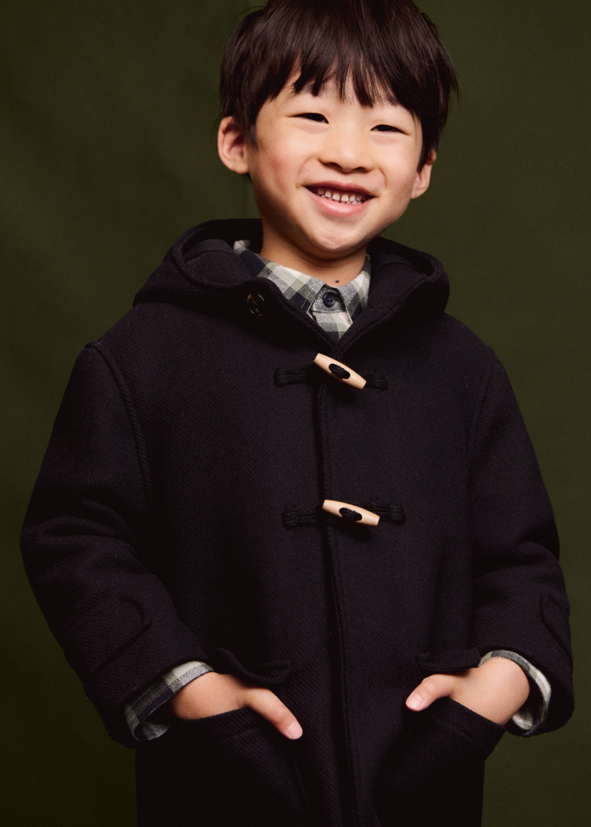 Abrigo lana capucha - Detalle del artículo 5