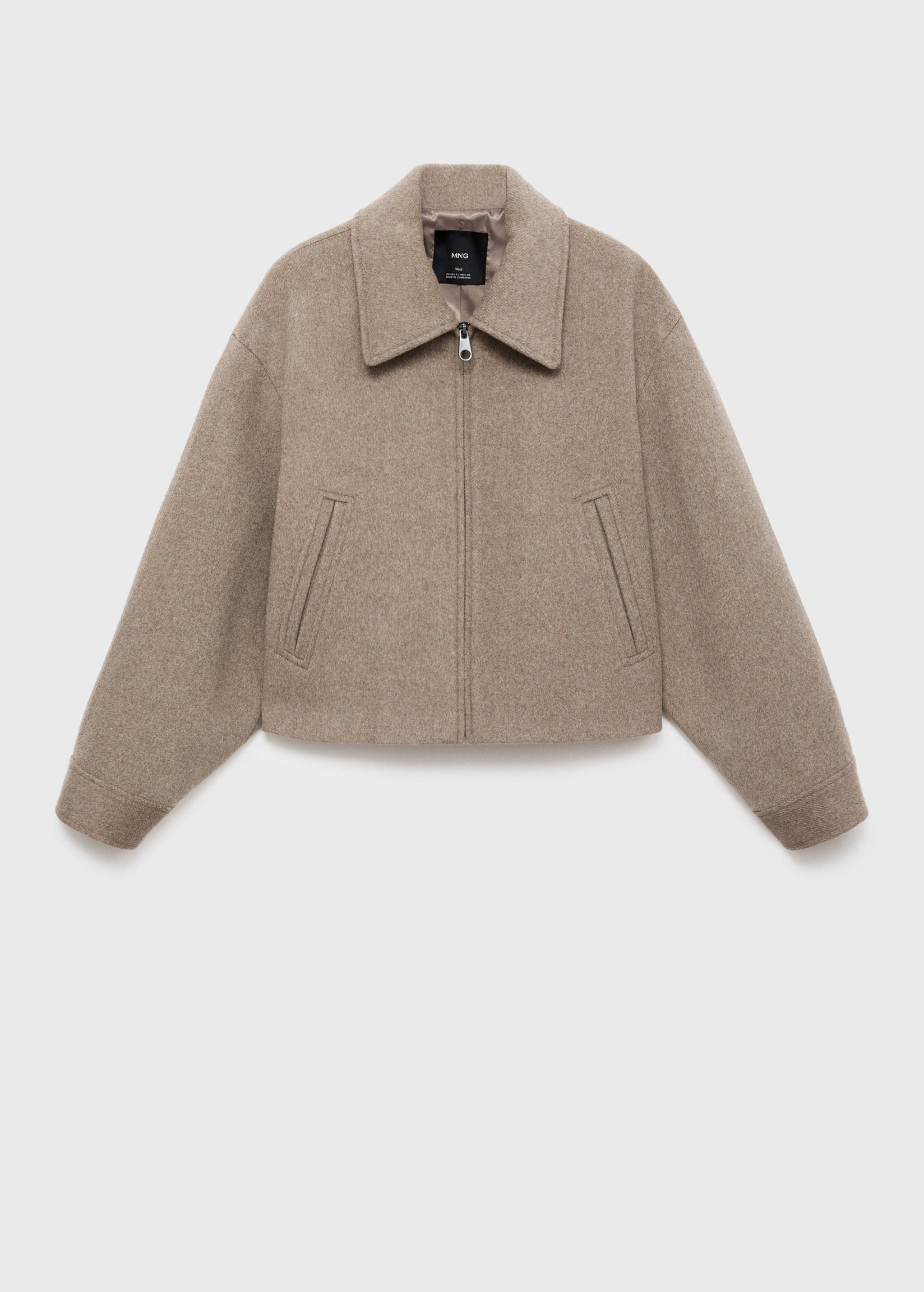 Kurtka bomber z wełny - Artykuł bez modela/modelki