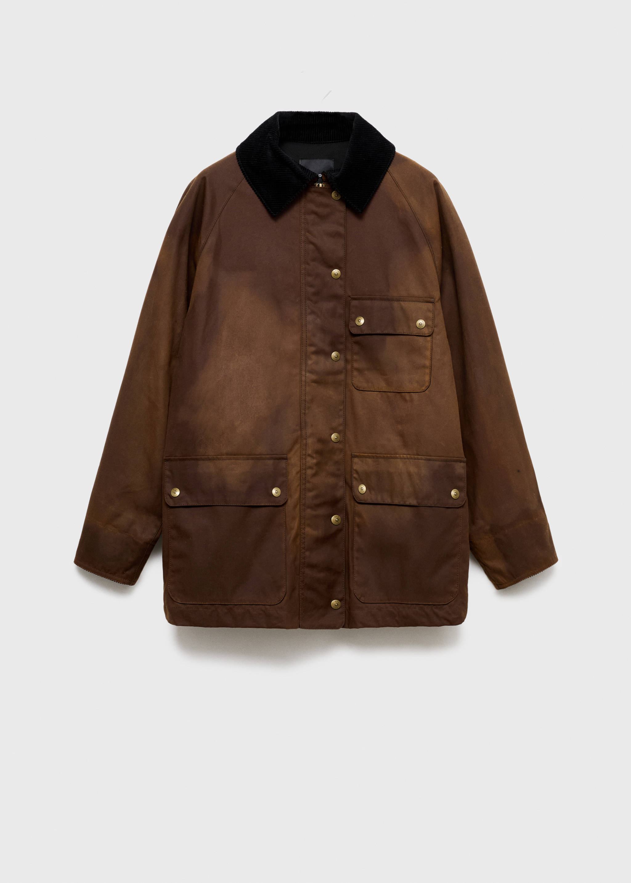 Parka cuello pana efecto encerado - Artículo sin modelo