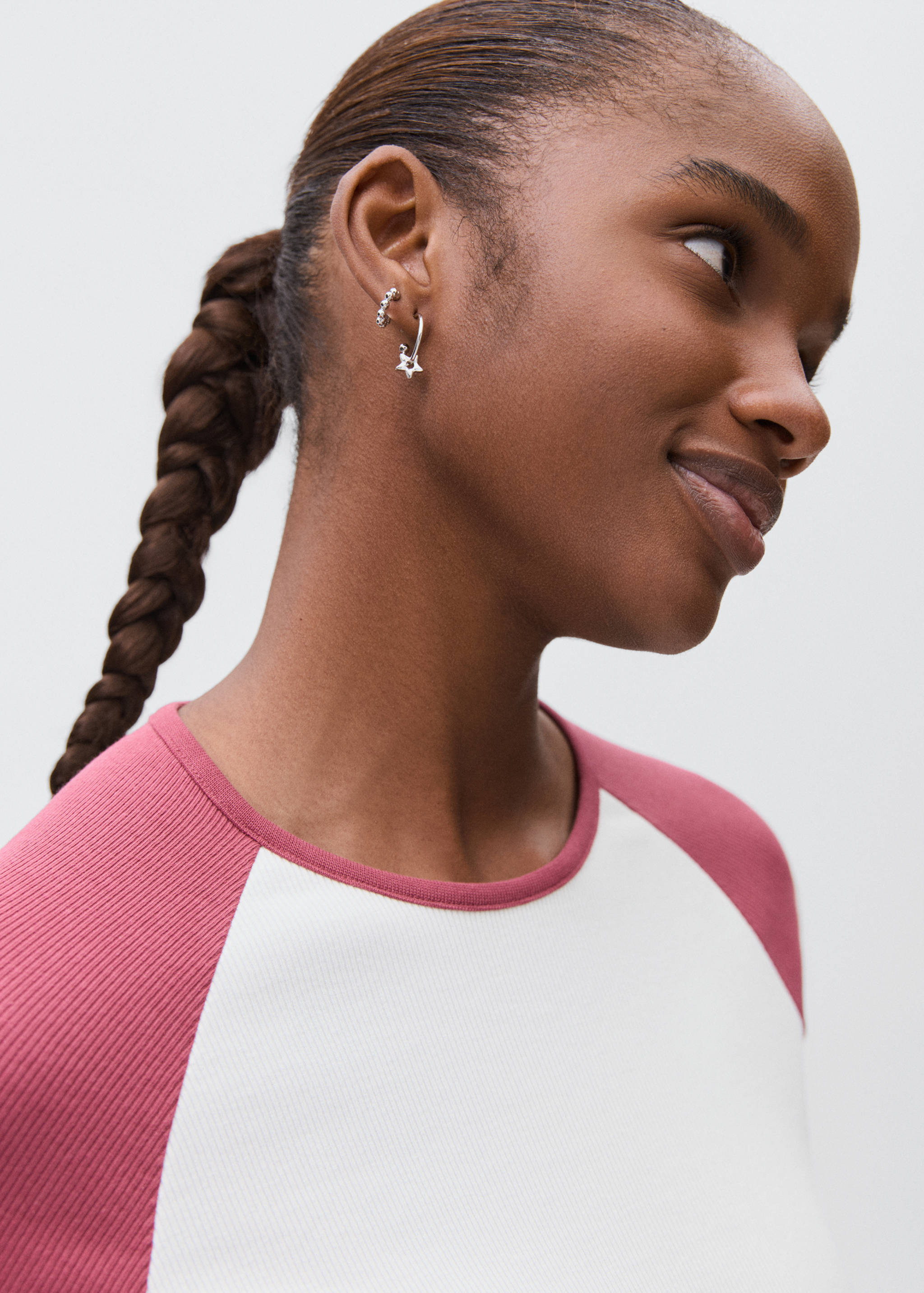 Bicolour T-shirt - Details of the article 1