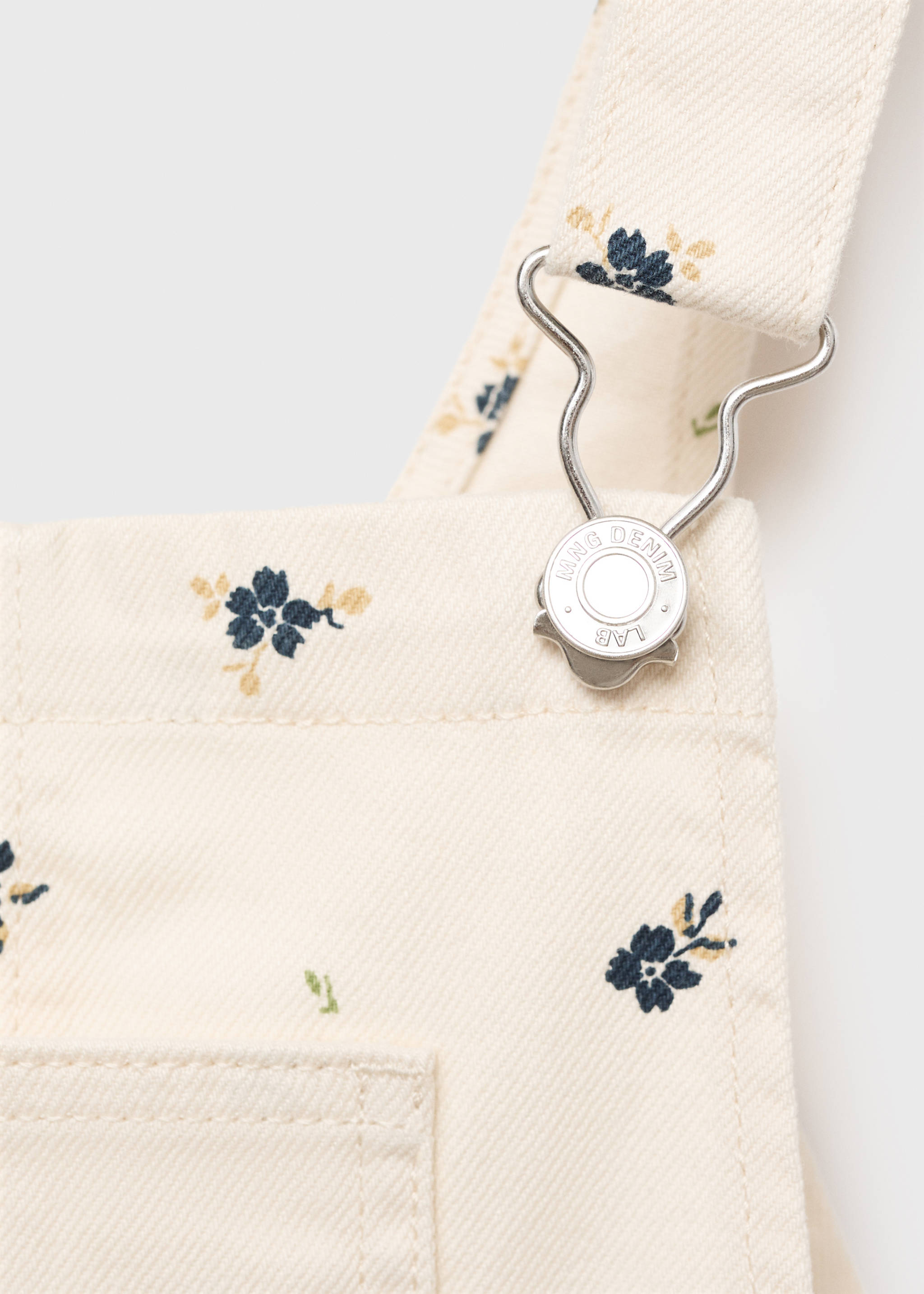 Floral print dungarees - Details of the article 8