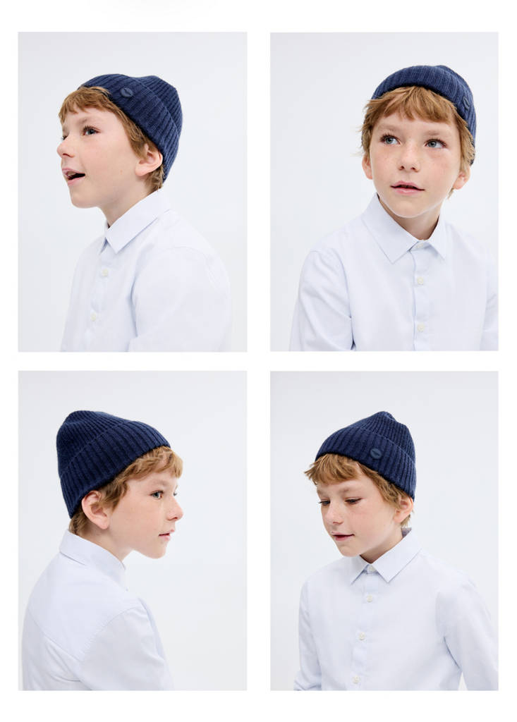 Striped Oxford shirt — Sky Blue