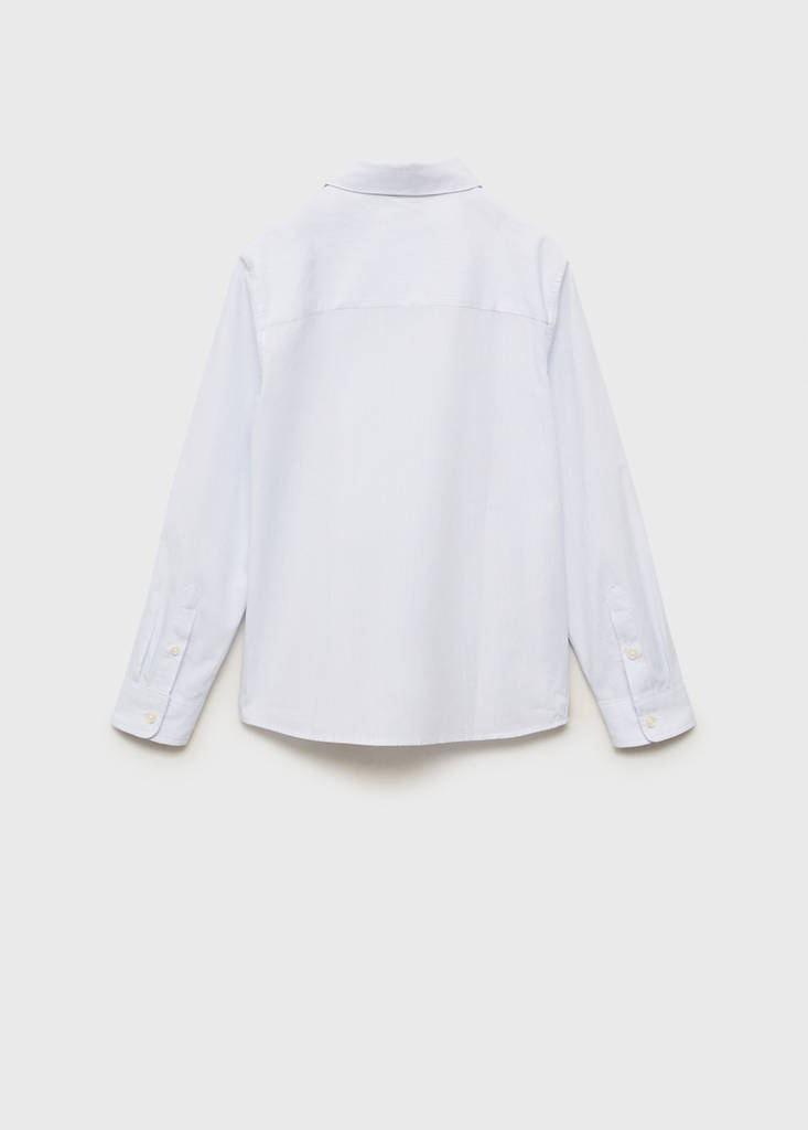 Striped Oxford shirt — Sky Blue