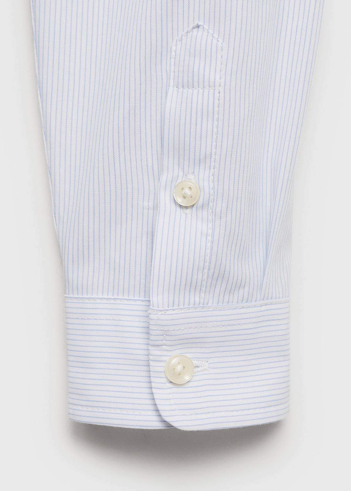 Striped Oxford shirt — Sky Blue