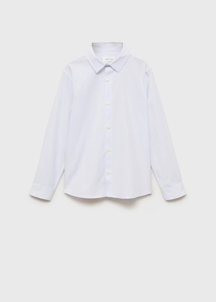 Striped Oxford shirt — Sky Blue