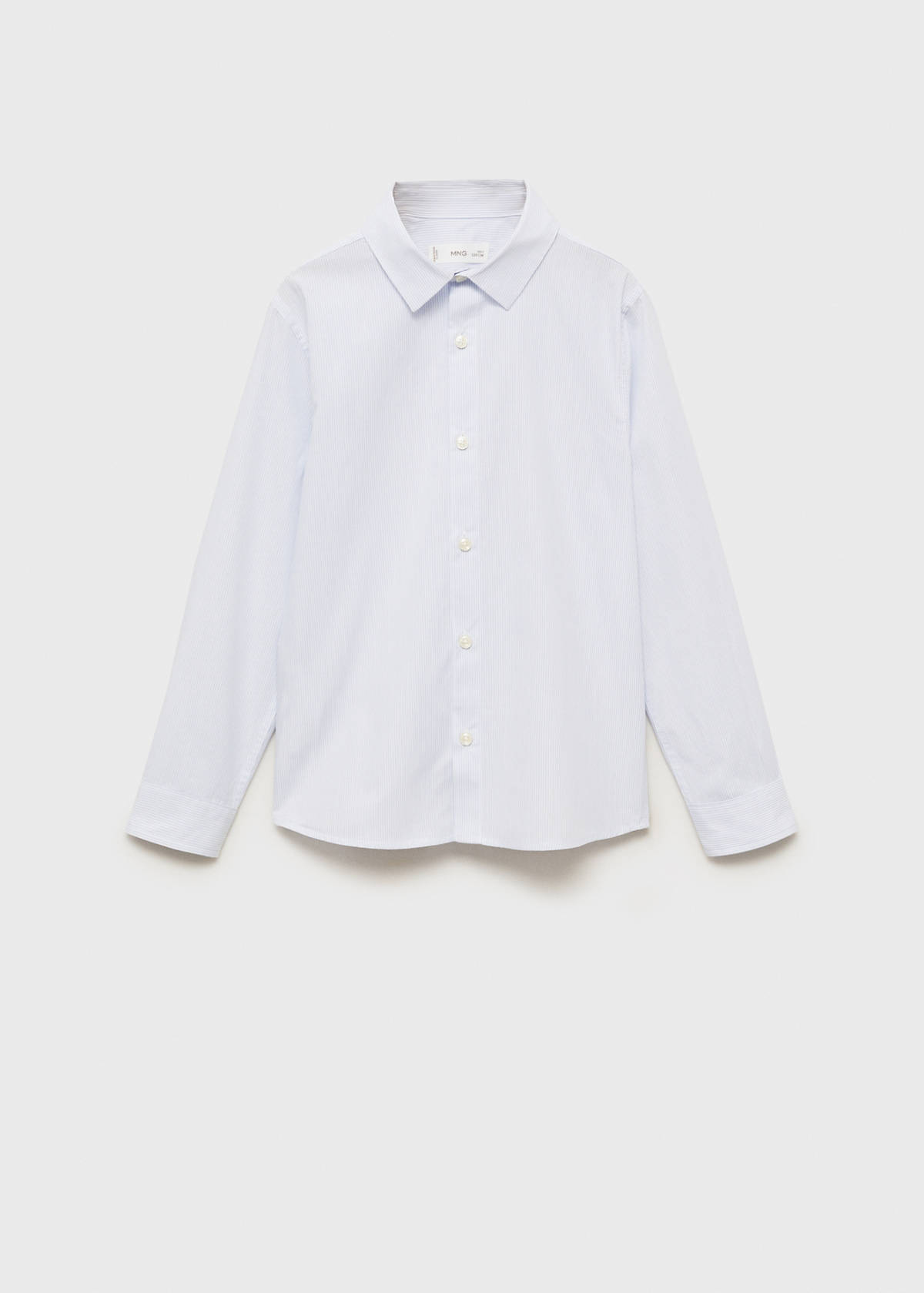 Striped Oxford shirt — Sky Blue