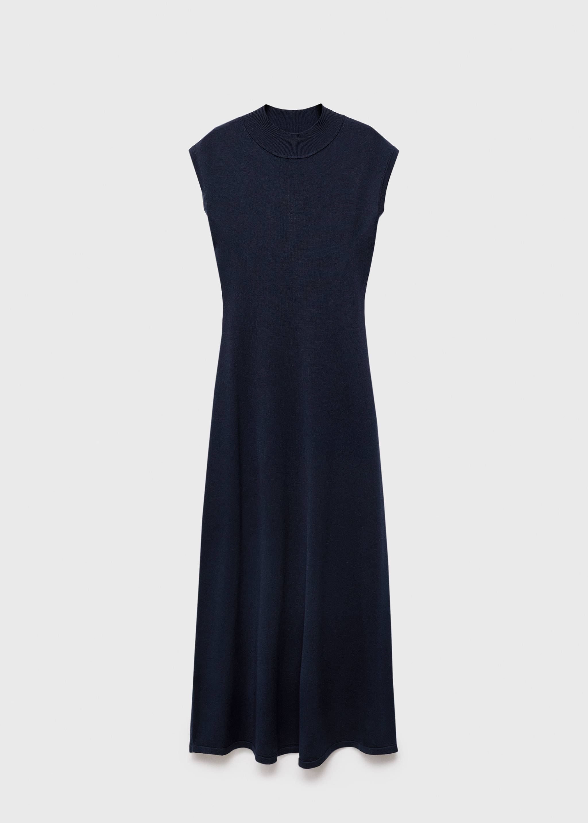 Perkins-neck knitted dress - Article without model