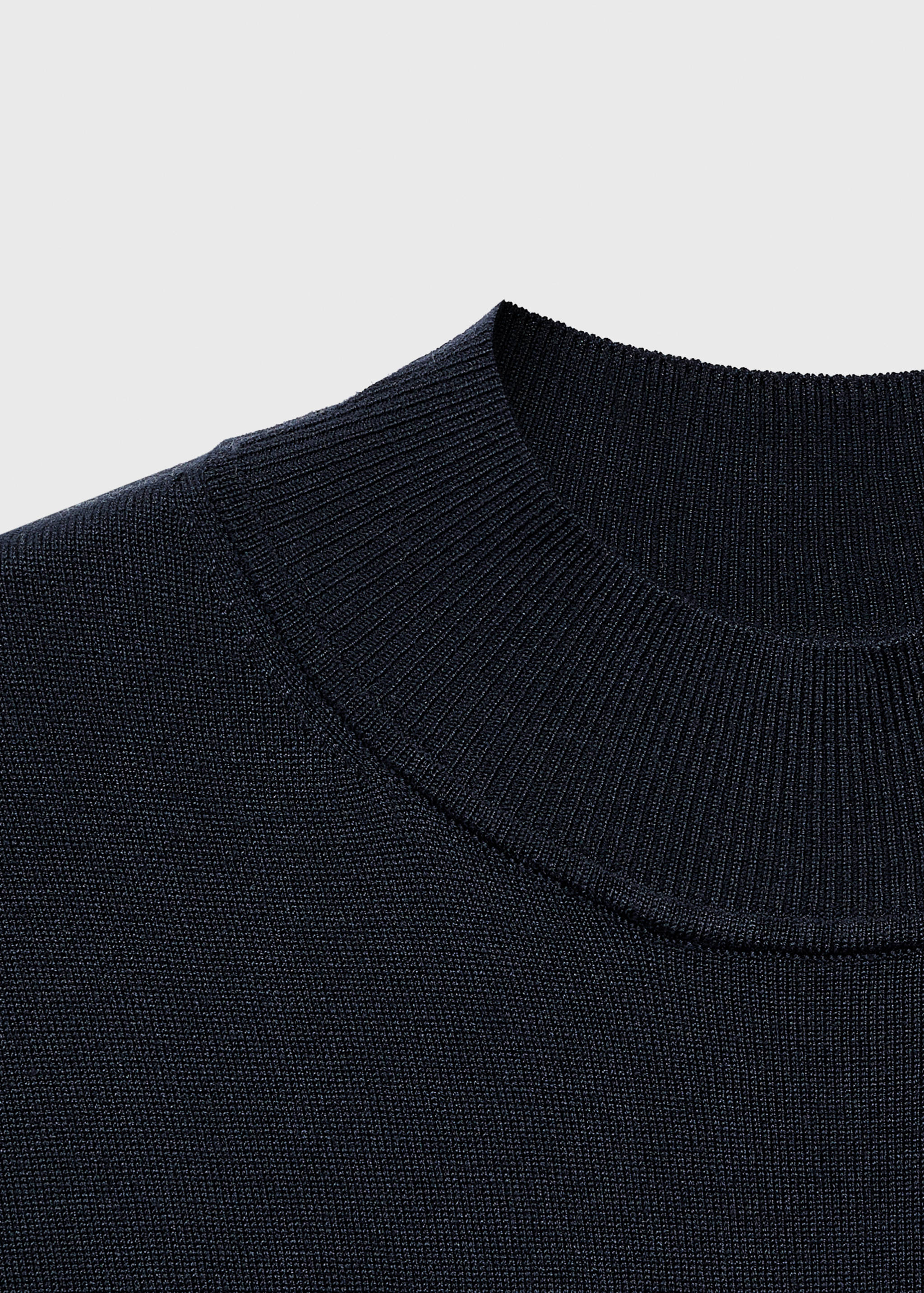 Perkins-neck knitted dress - Details of the article 8