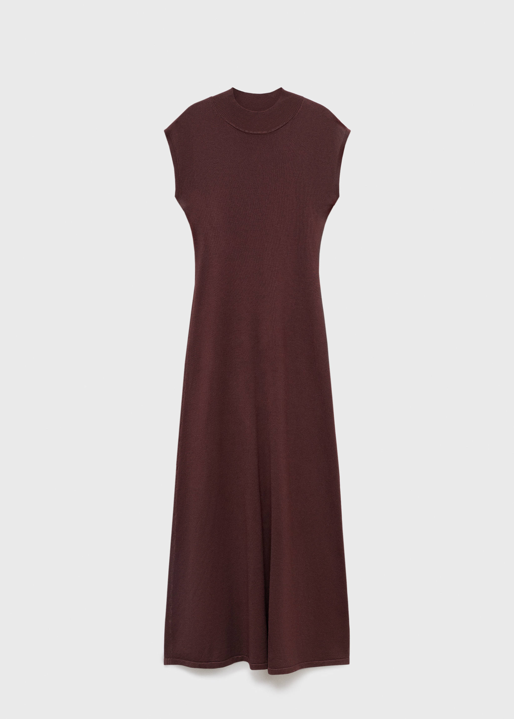 Perkins-neck knitted dress - Article without model
