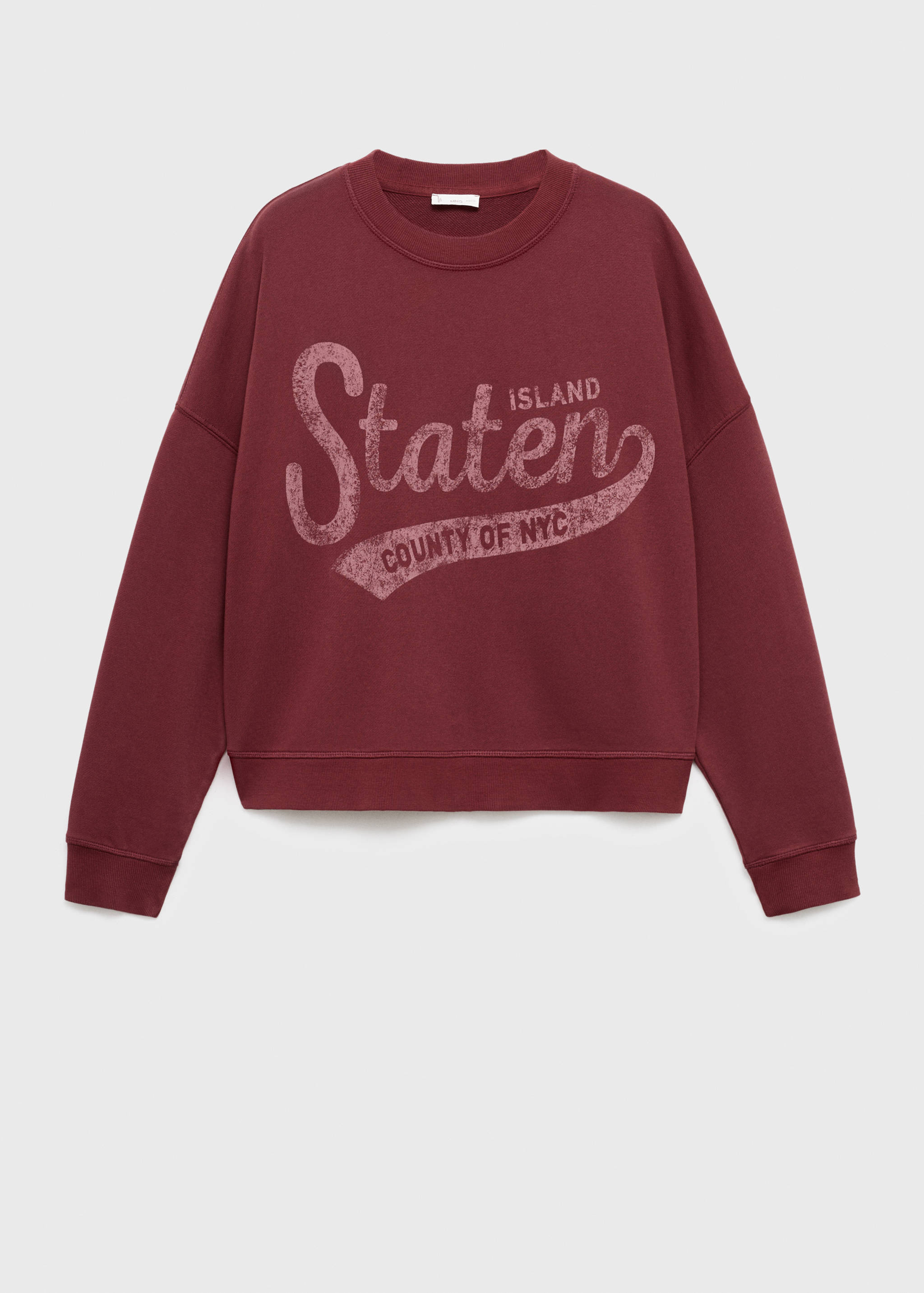 Printed cotton sweatshirt - Article without model