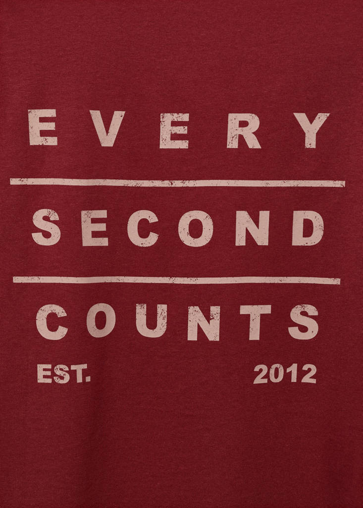 Printed cotton-blend t-shirt — Maroon