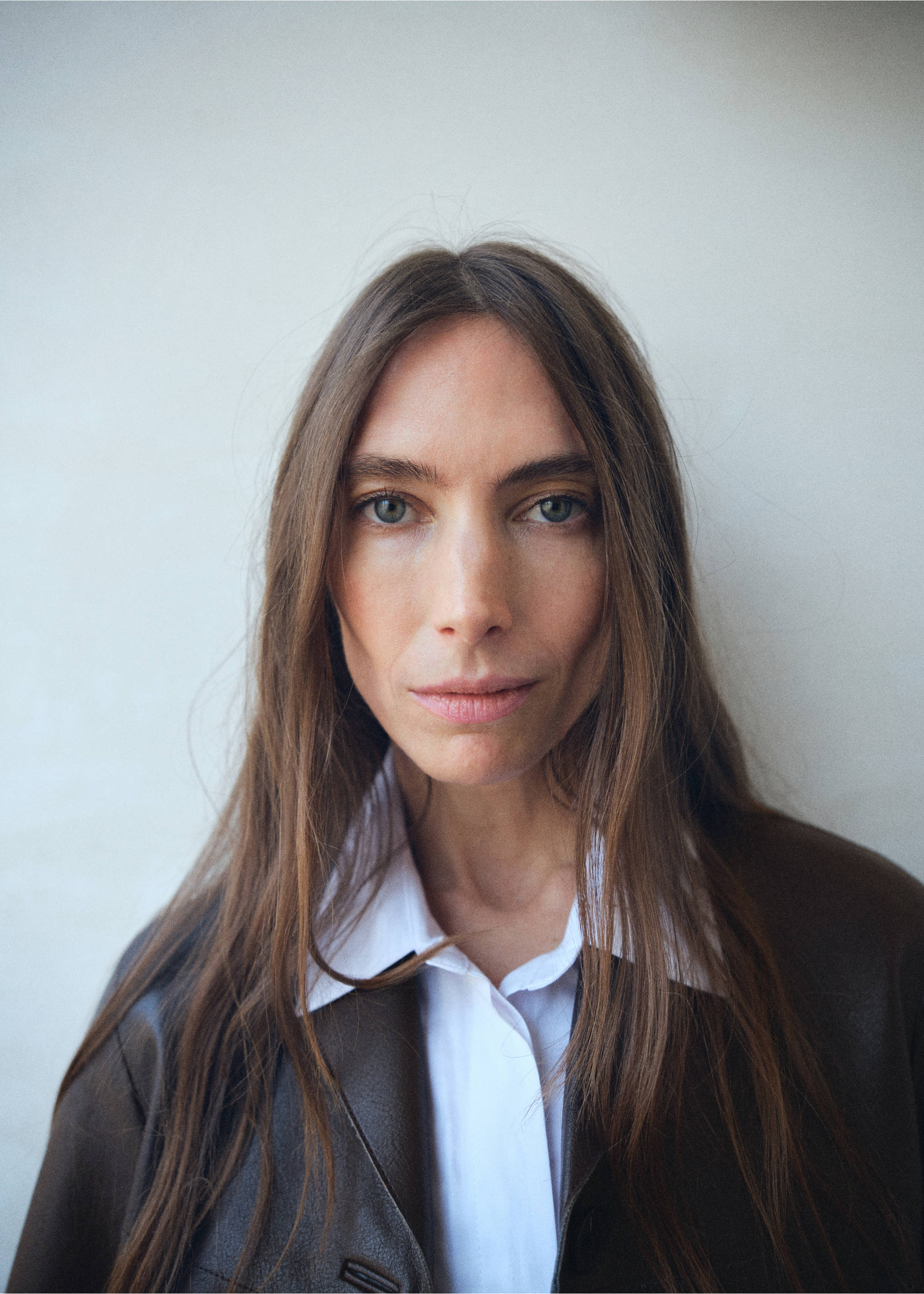 페이크 레더 포켓 재킷 - 상품 내역: 1, 초콜렛. Ref: 17055802-00.