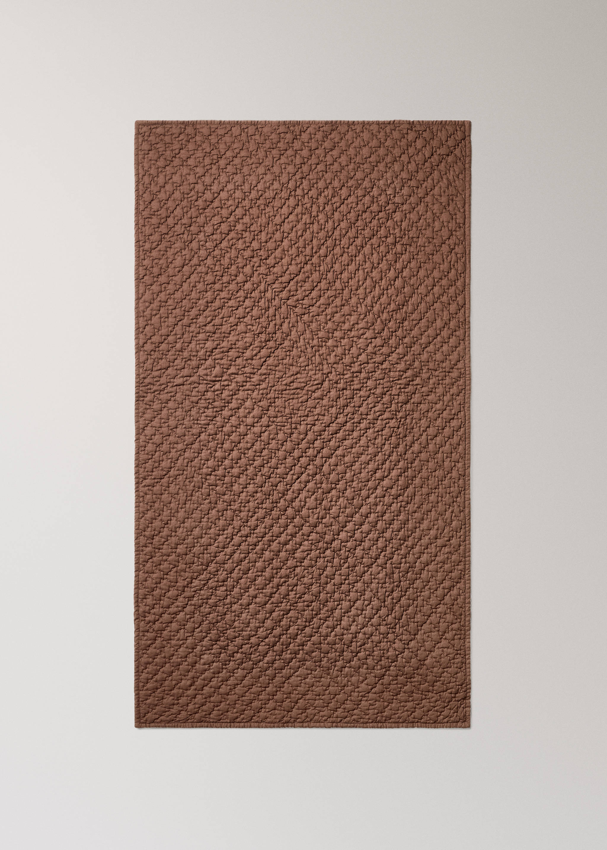 Hand-stitched cotton bedspread for mini-cot - Details of the article 3