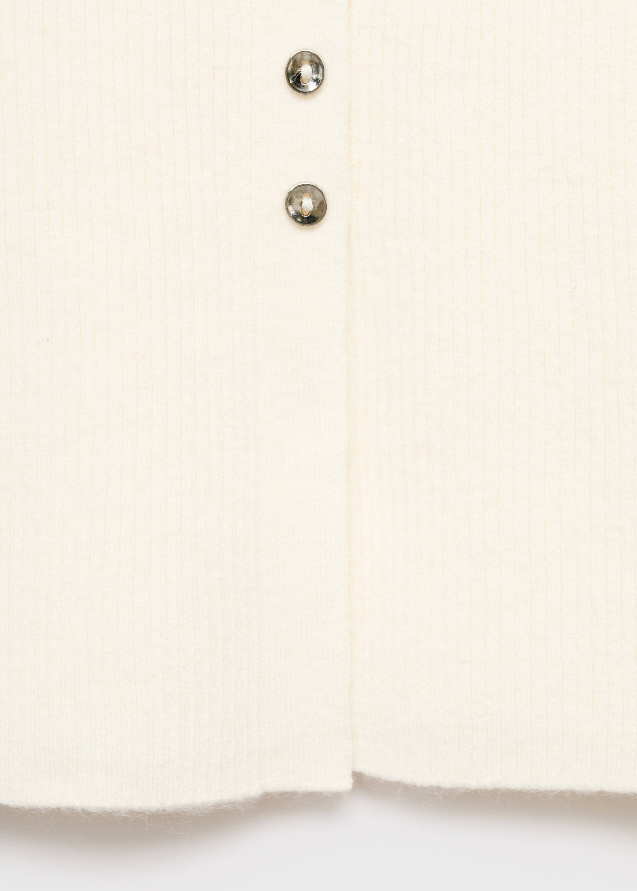 Ζακέτα λεπτή πλέξη rib - Λεπτομέρεια του προϊόντος 0