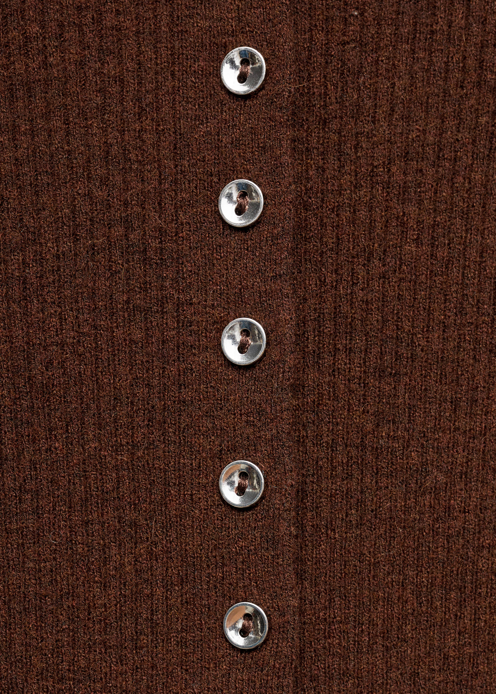 Ζακέτα λεπτή πλέξη rib - Λεπτομέρεια του προϊόντος 8