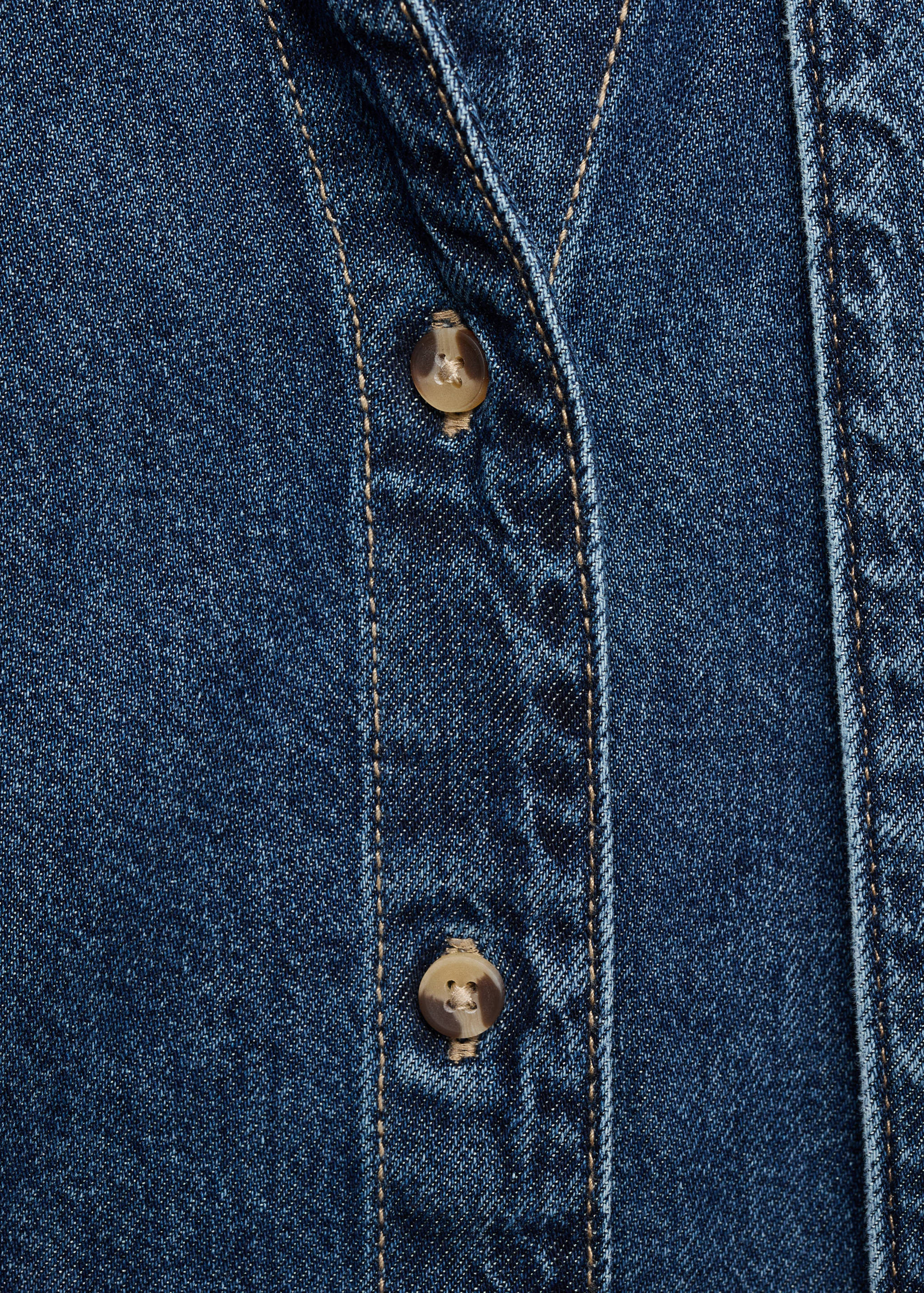 Denim shirt with bow - Details of the article 8