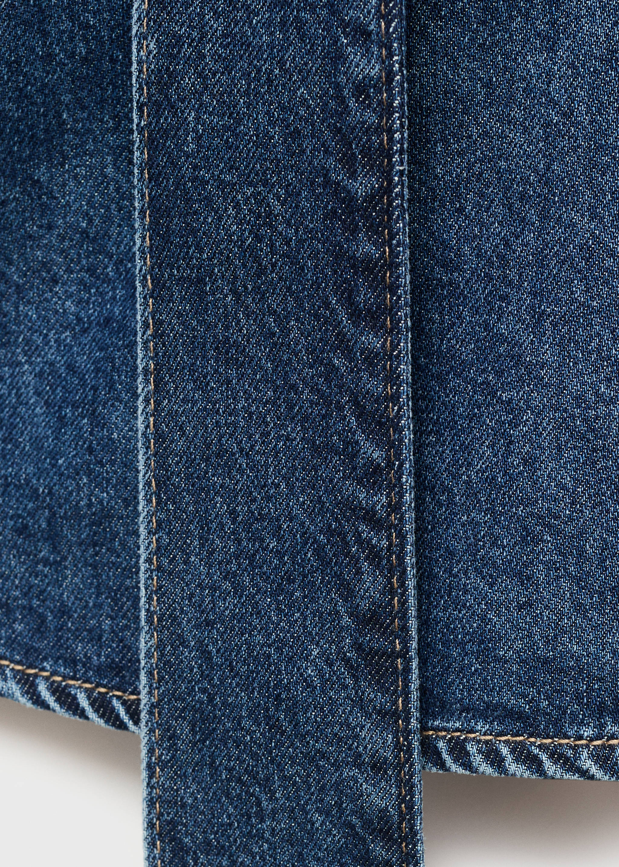 Denim shirt with bow - Details of the article 0