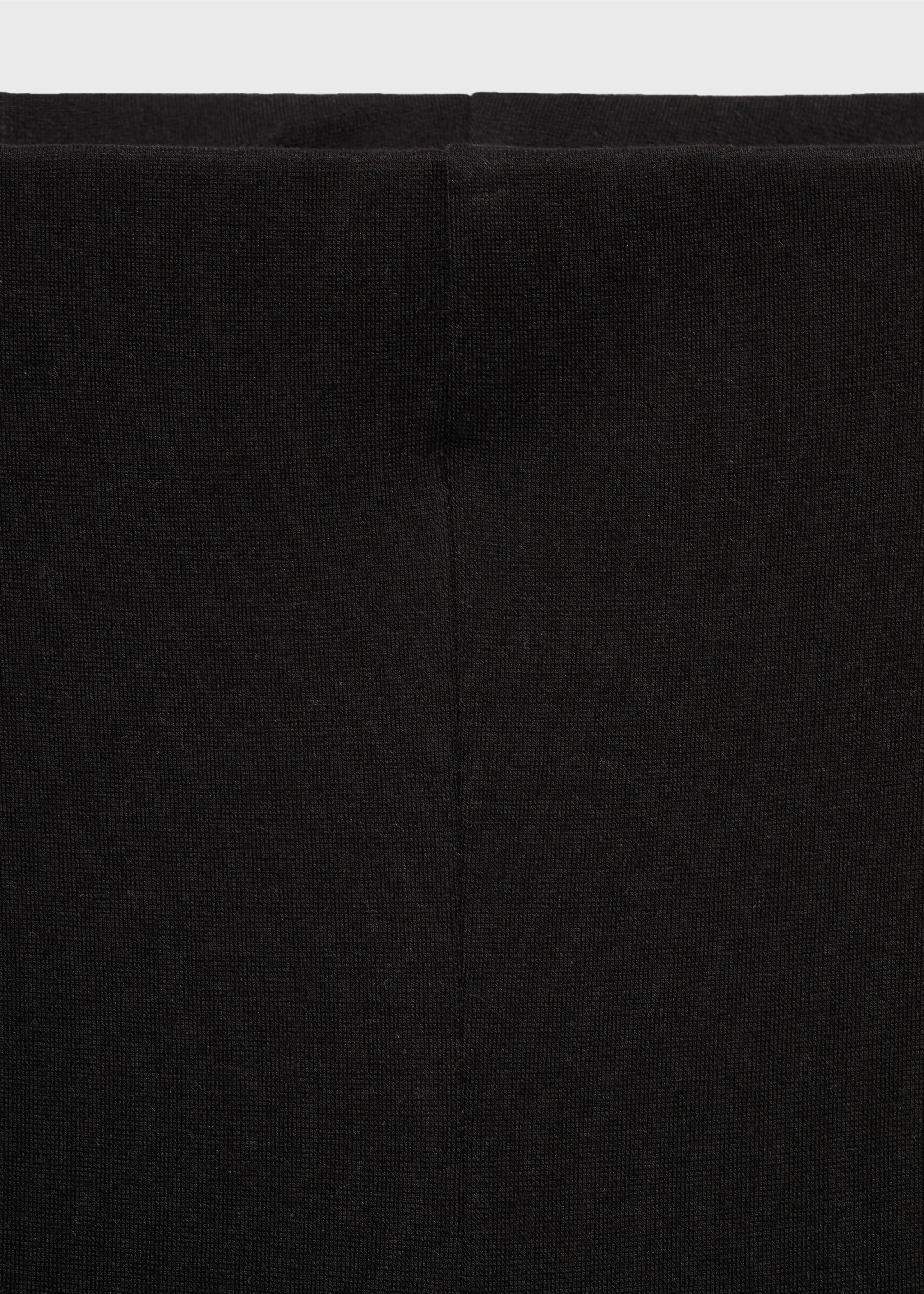Leggings with seam detail - Details of the article 8, Black. Ref: 17055806-00.