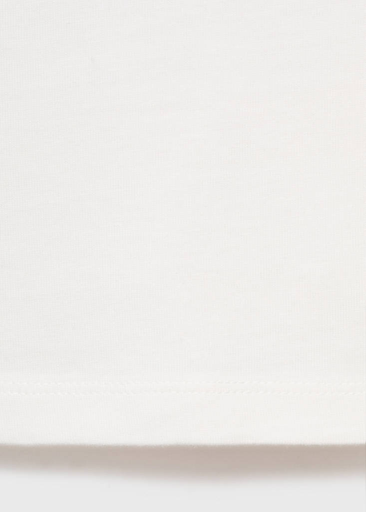 Printed cotton-blend t-shirt — Off White