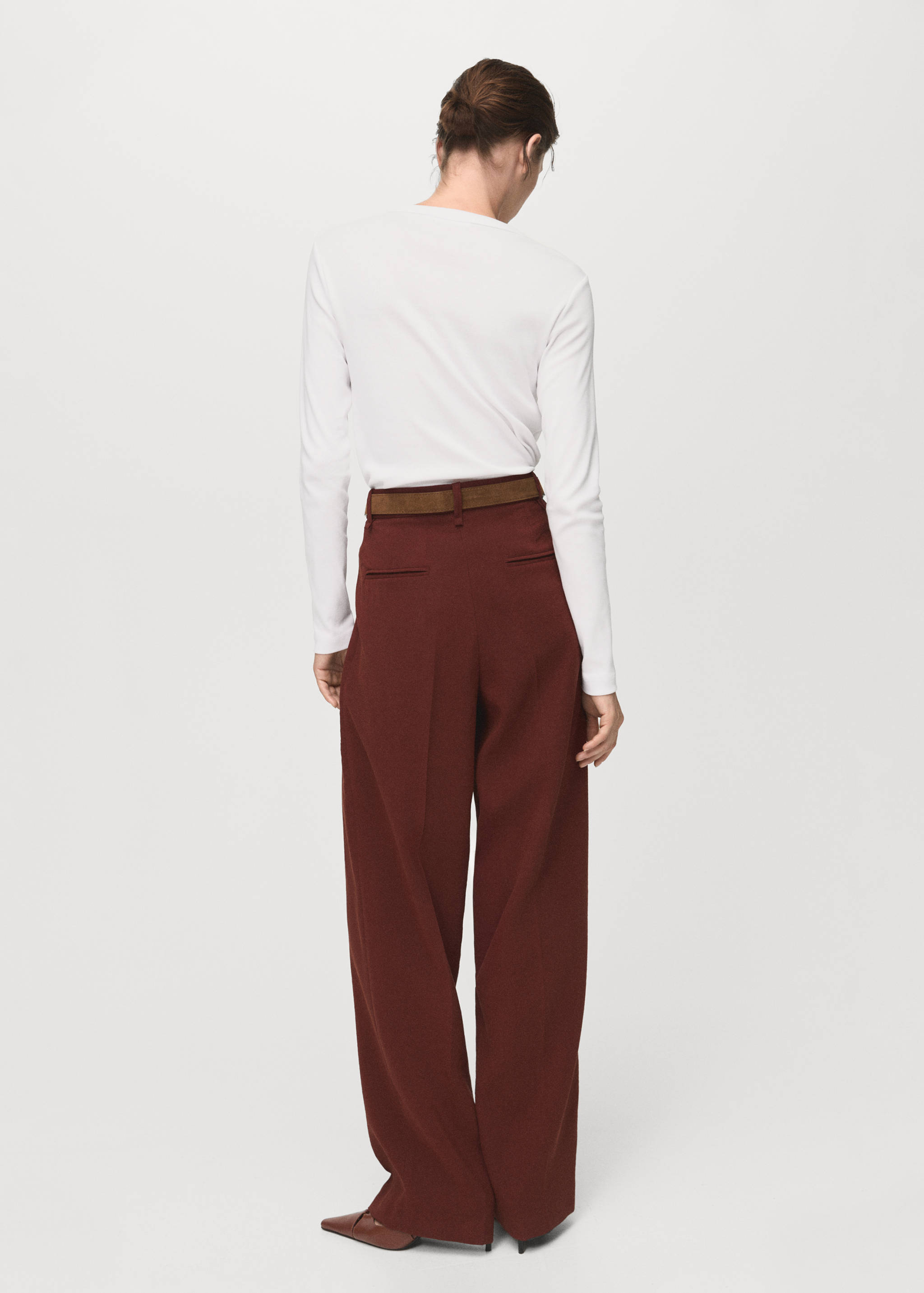 T-shirt coton manches longues - Verso de l’article