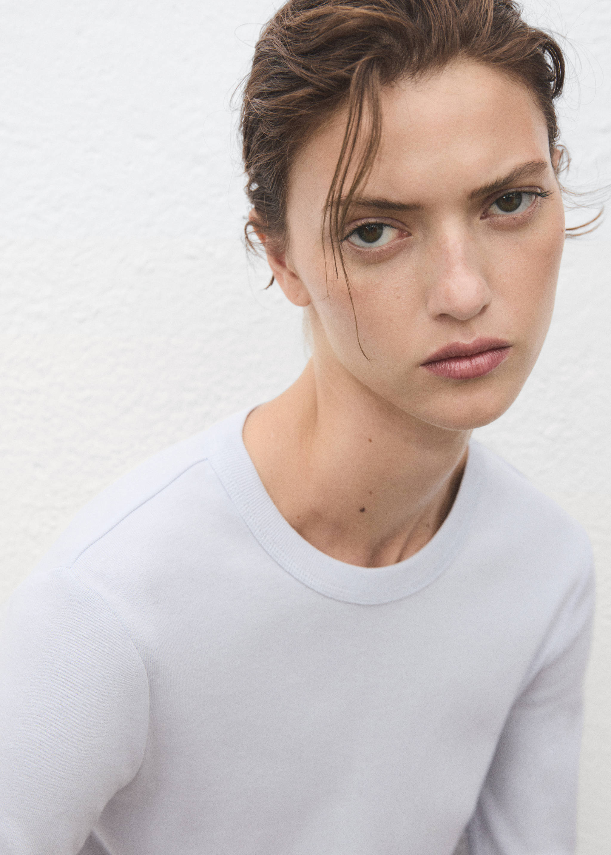 Long sleeve cotton t-shirt - Details of the article 1