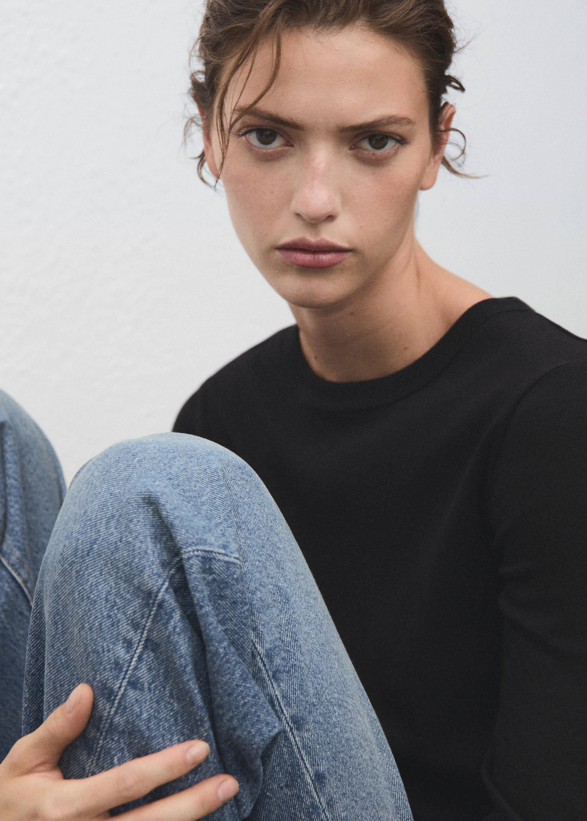 Long sleeve cotton t-shirt - Details of the article 1