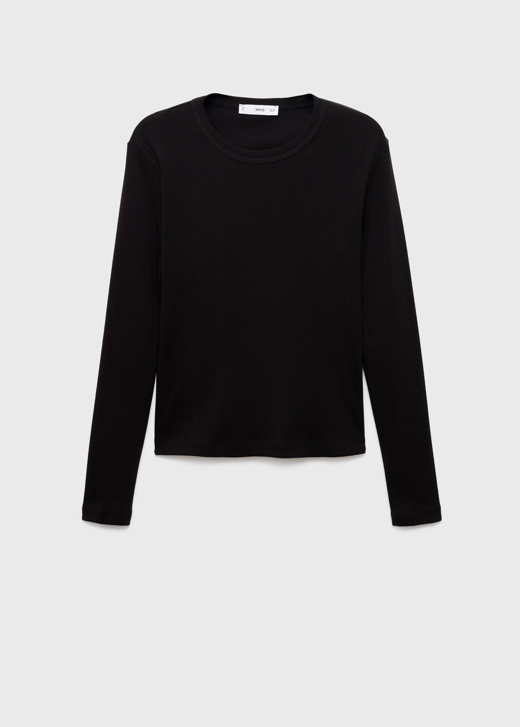 Long sleeve cotton t-shirt - Article without model