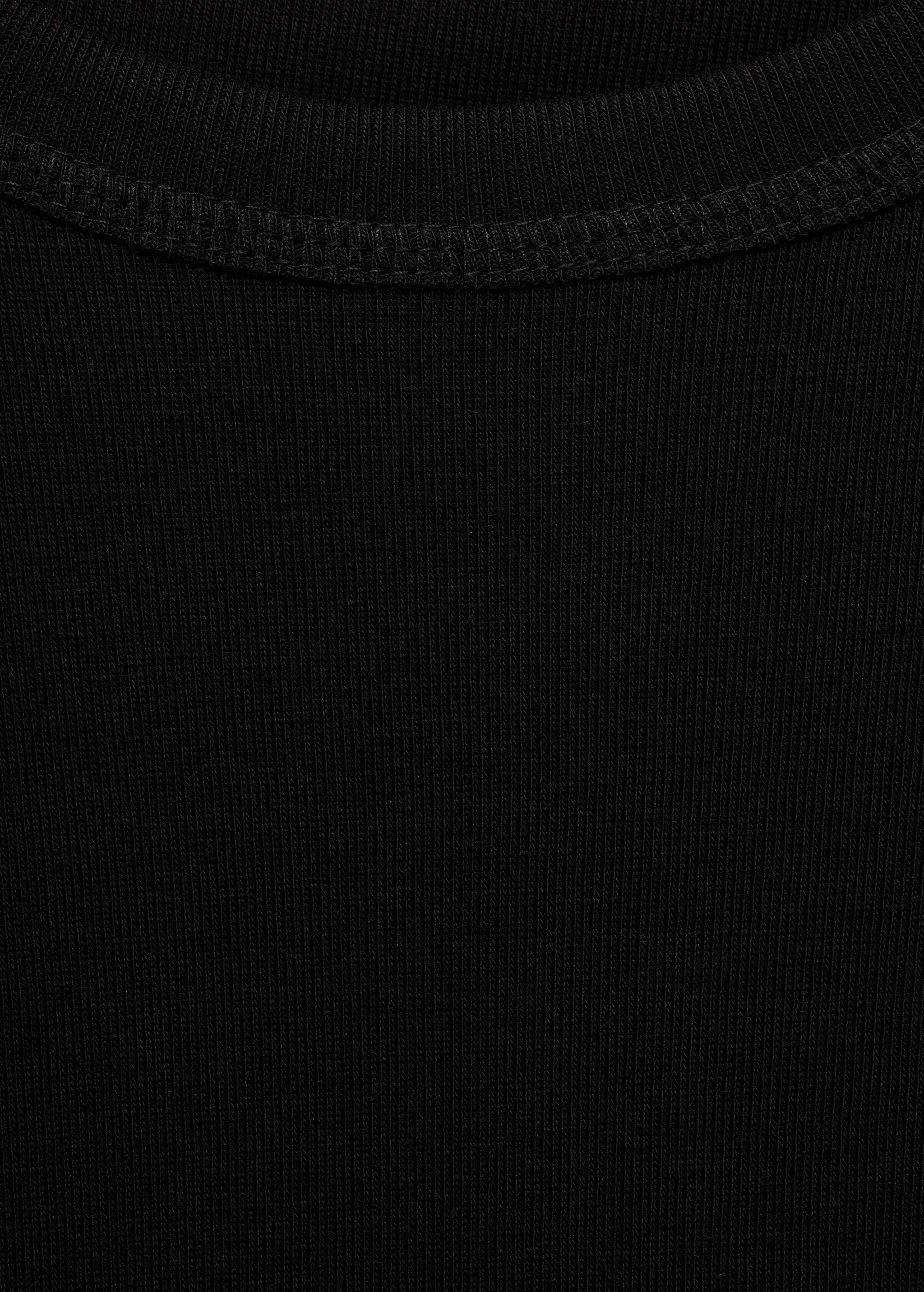 Long sleeve cotton t-shirt - Details of the article 8