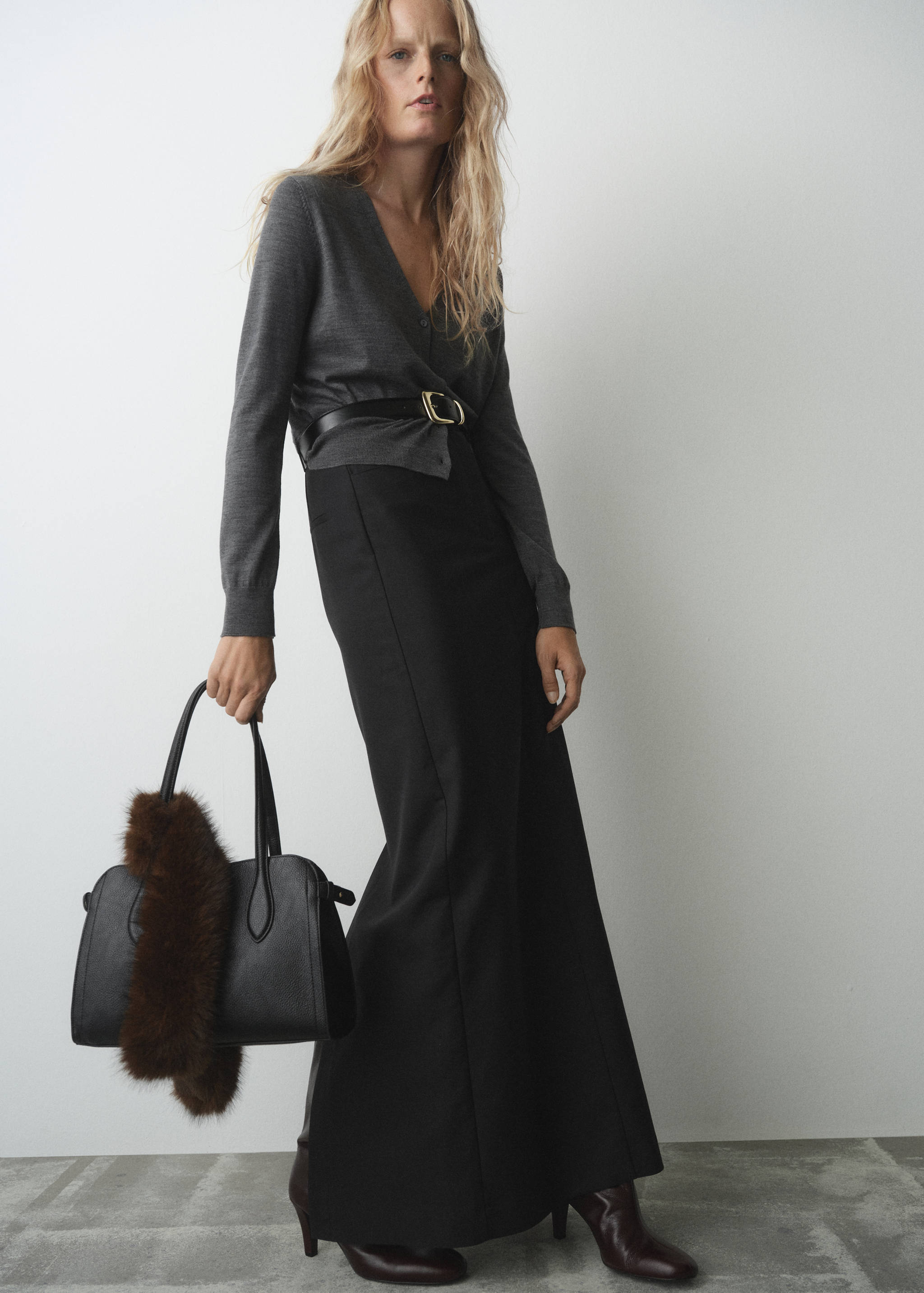 حقيبة صغيرة بتأثير الجلد المحبب - تفاصيل المنتج 9