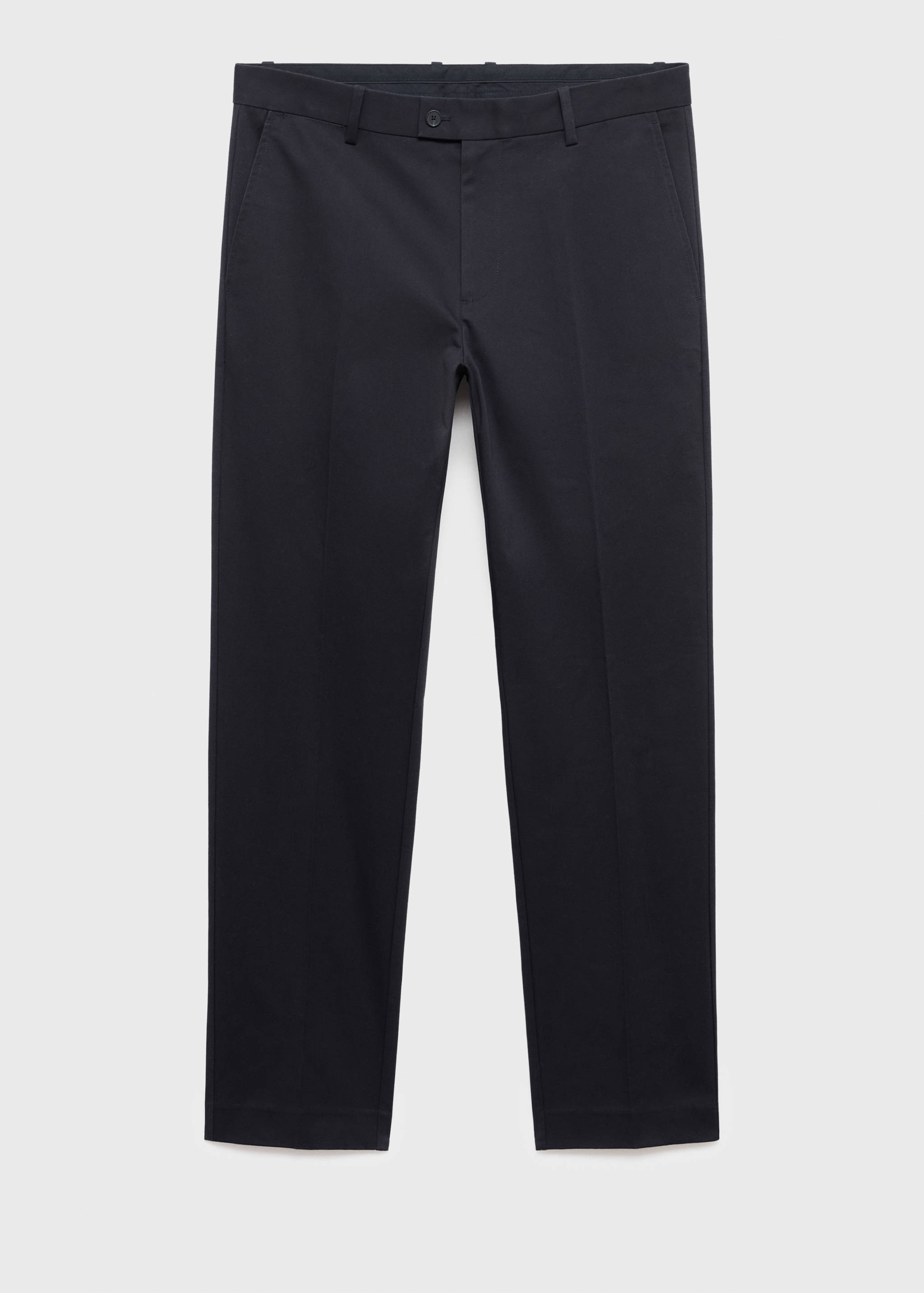 Regular-fit cotton pants - Article without model