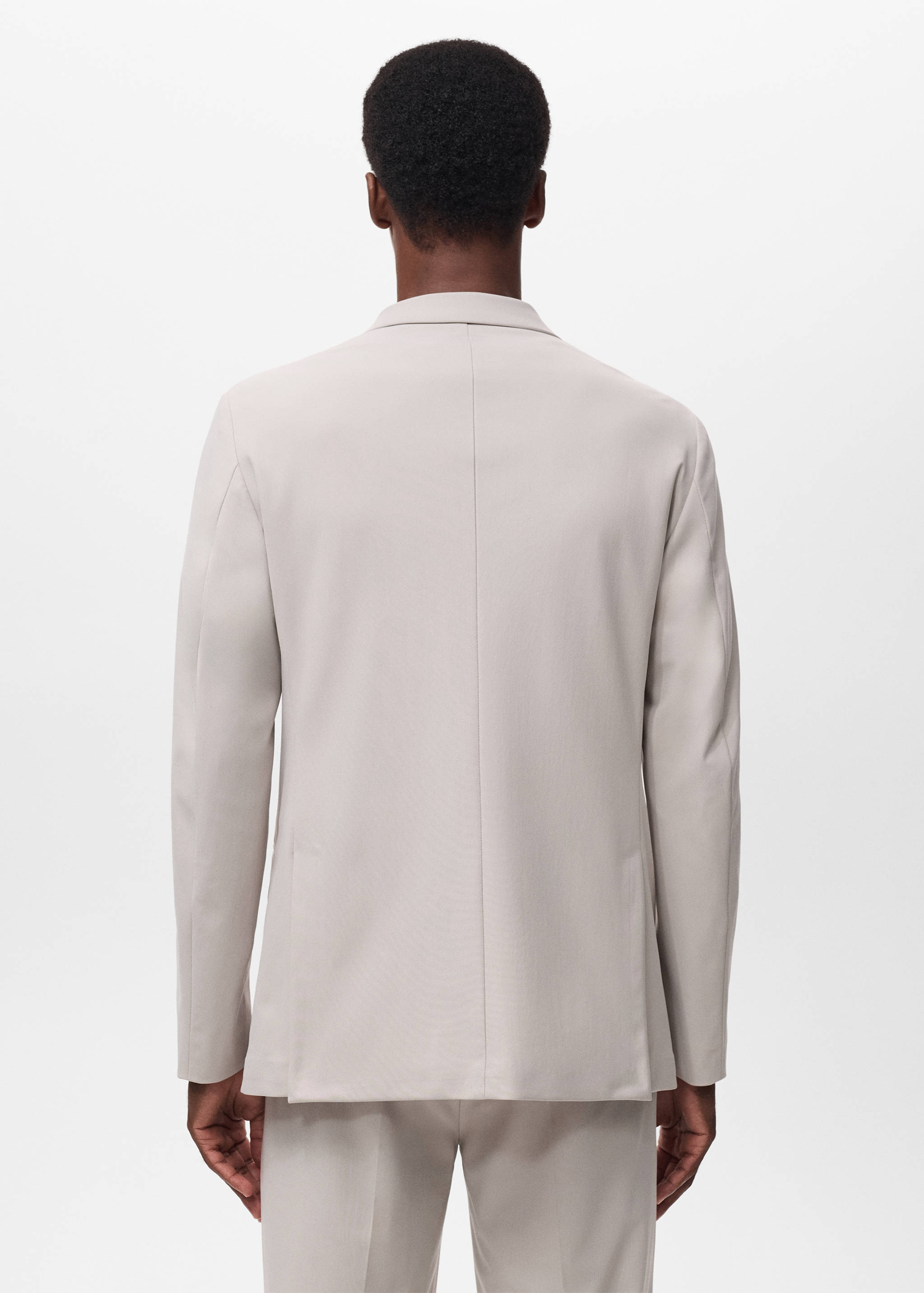 Zurich slim-fit Thermolite® suit jacket - Reverse of the article