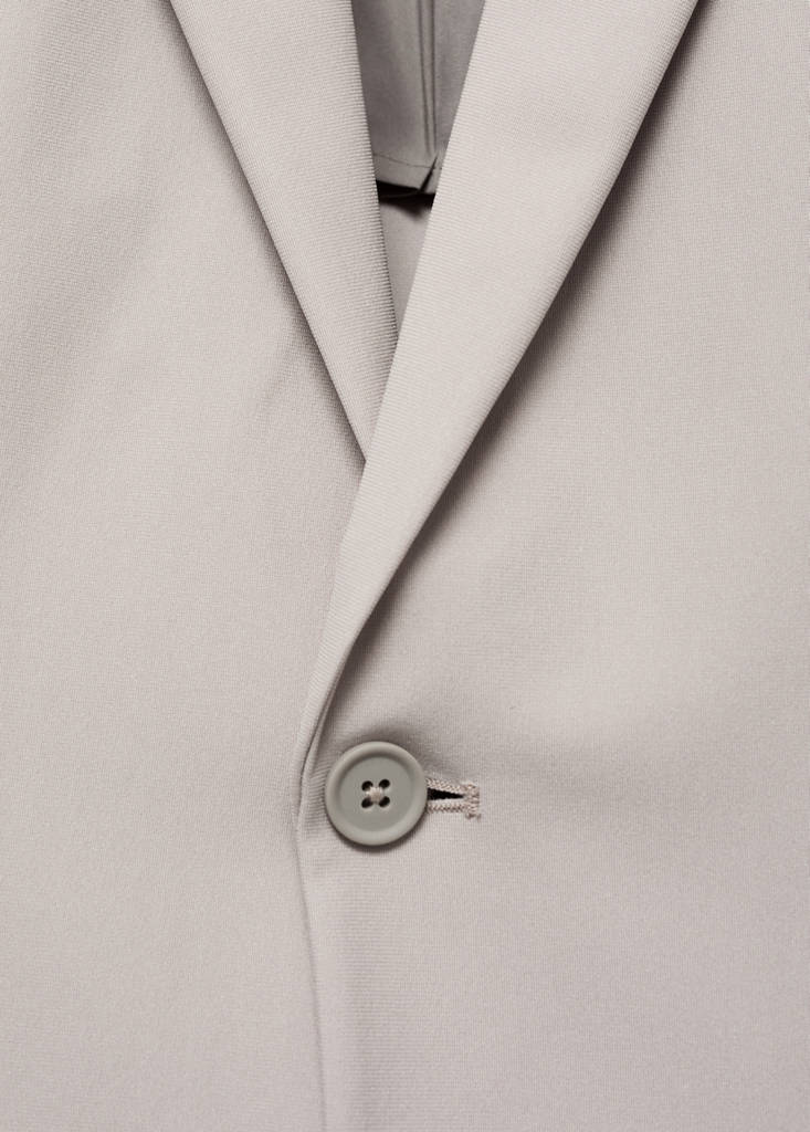 Zurich slim-fit Thermolite® suit jacket — Beige