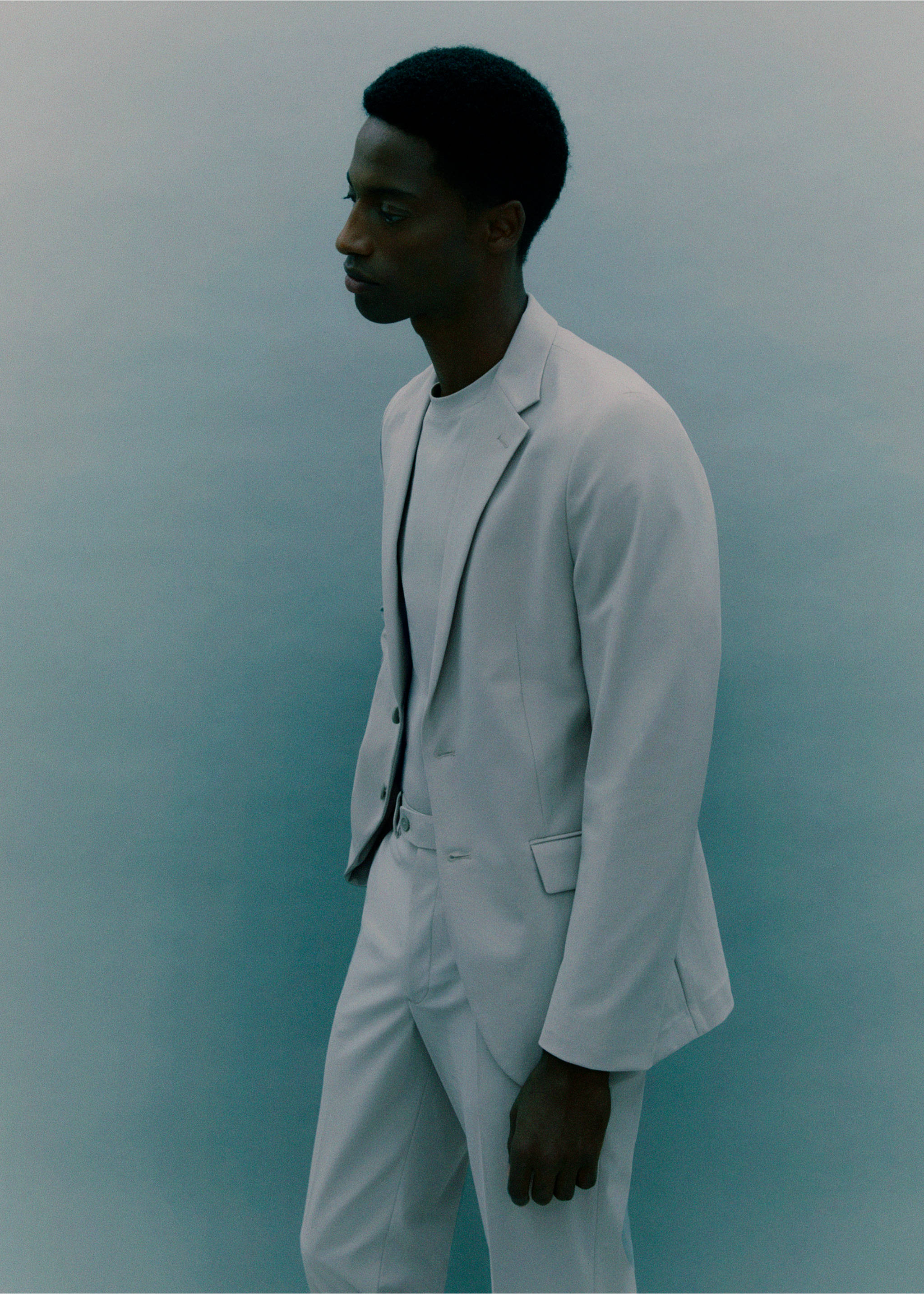 Americana traje Zurich slim fit Thermolite® - Detalle del artículo 3, Beige. Ref: 17055970-00.