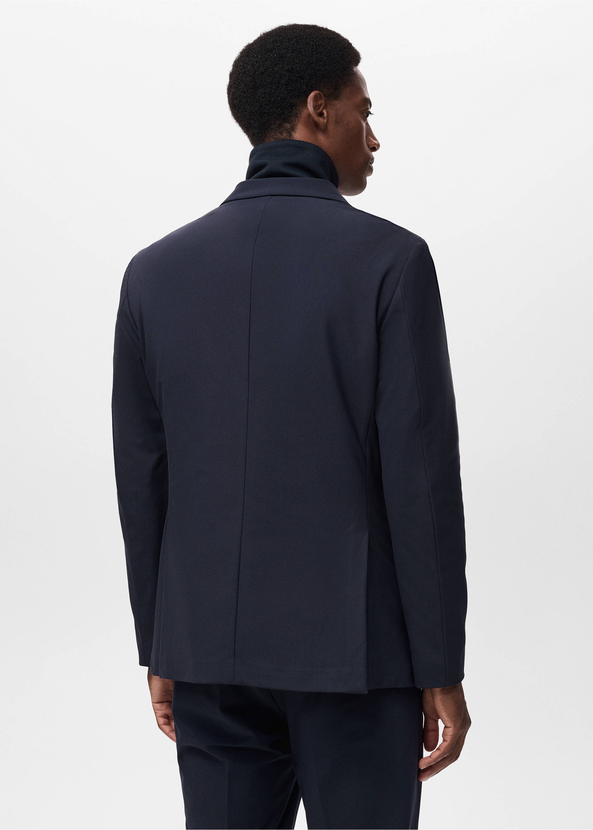 Americana traje Zurich slim fit Thermolite® - Reverso del artículo, Azul marino. Ref: 17055970-00.