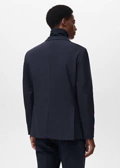 Zurich slim-fit Thermolite® suit jacket — Navy 5