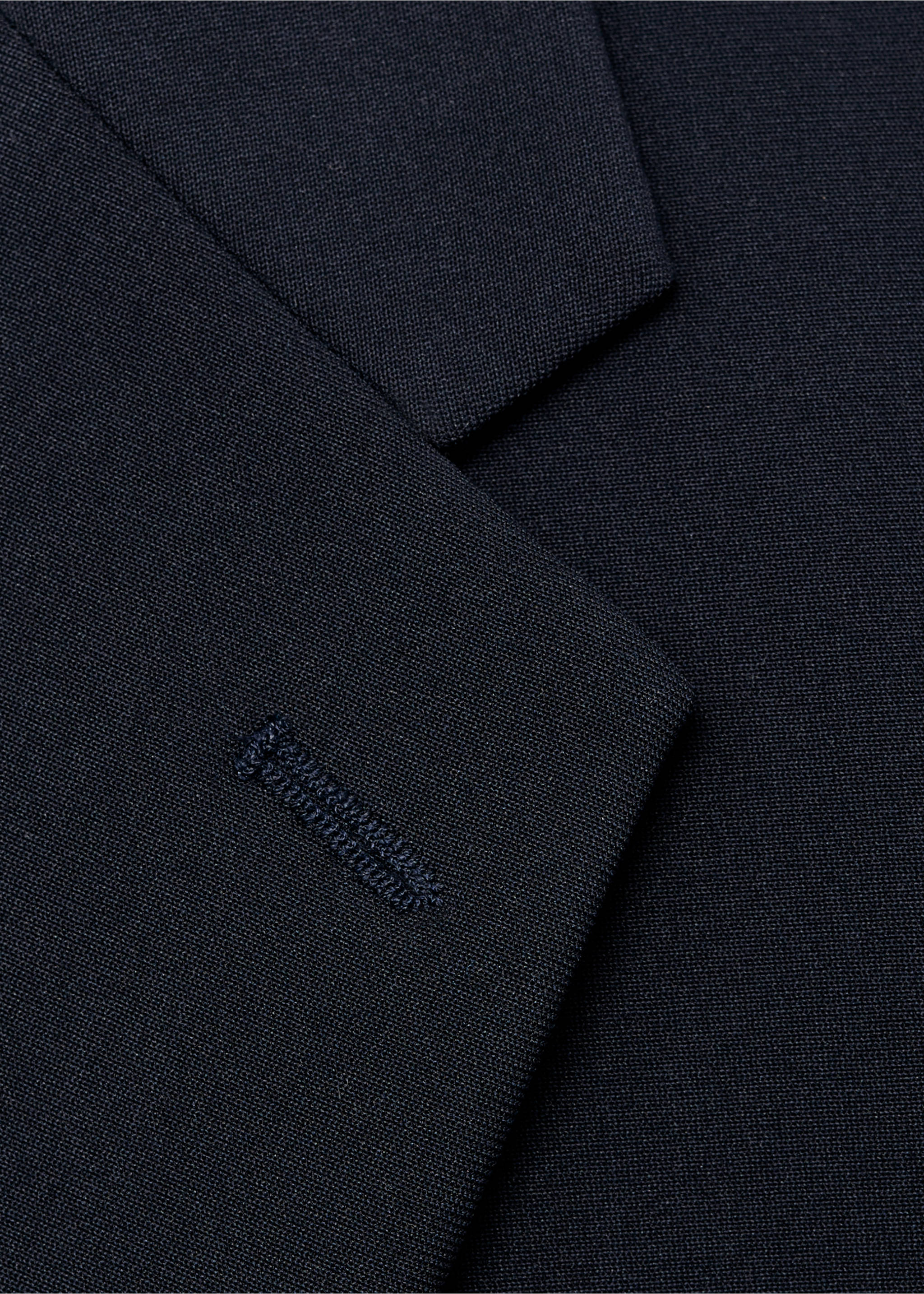 Americana traje Zurich slim fit Thermolite® - Detalle del artículo 8, Azul marino. Ref: 17055970-00.